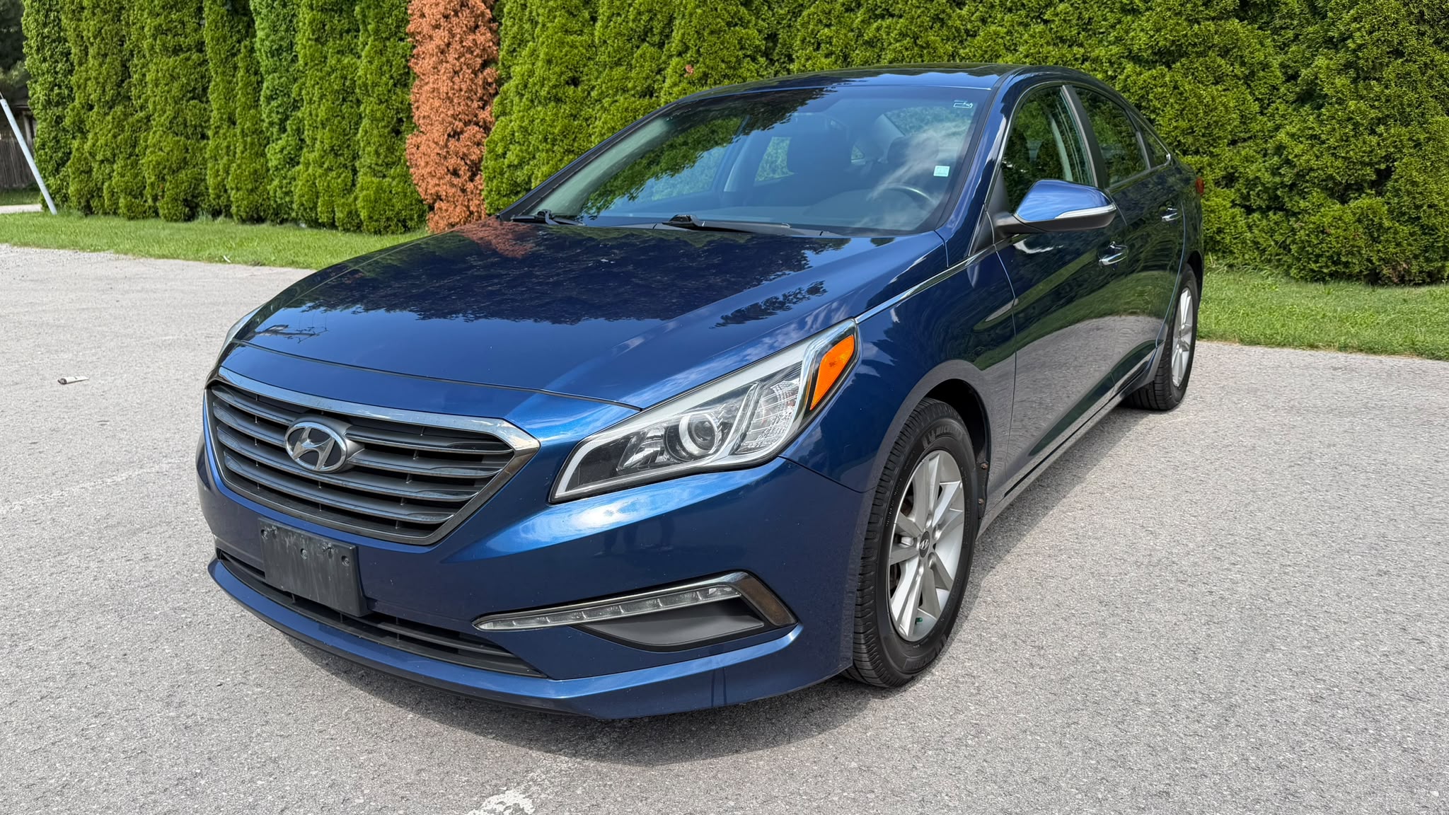 Blue 2016 Hyundai Sonata Sedan Automatic