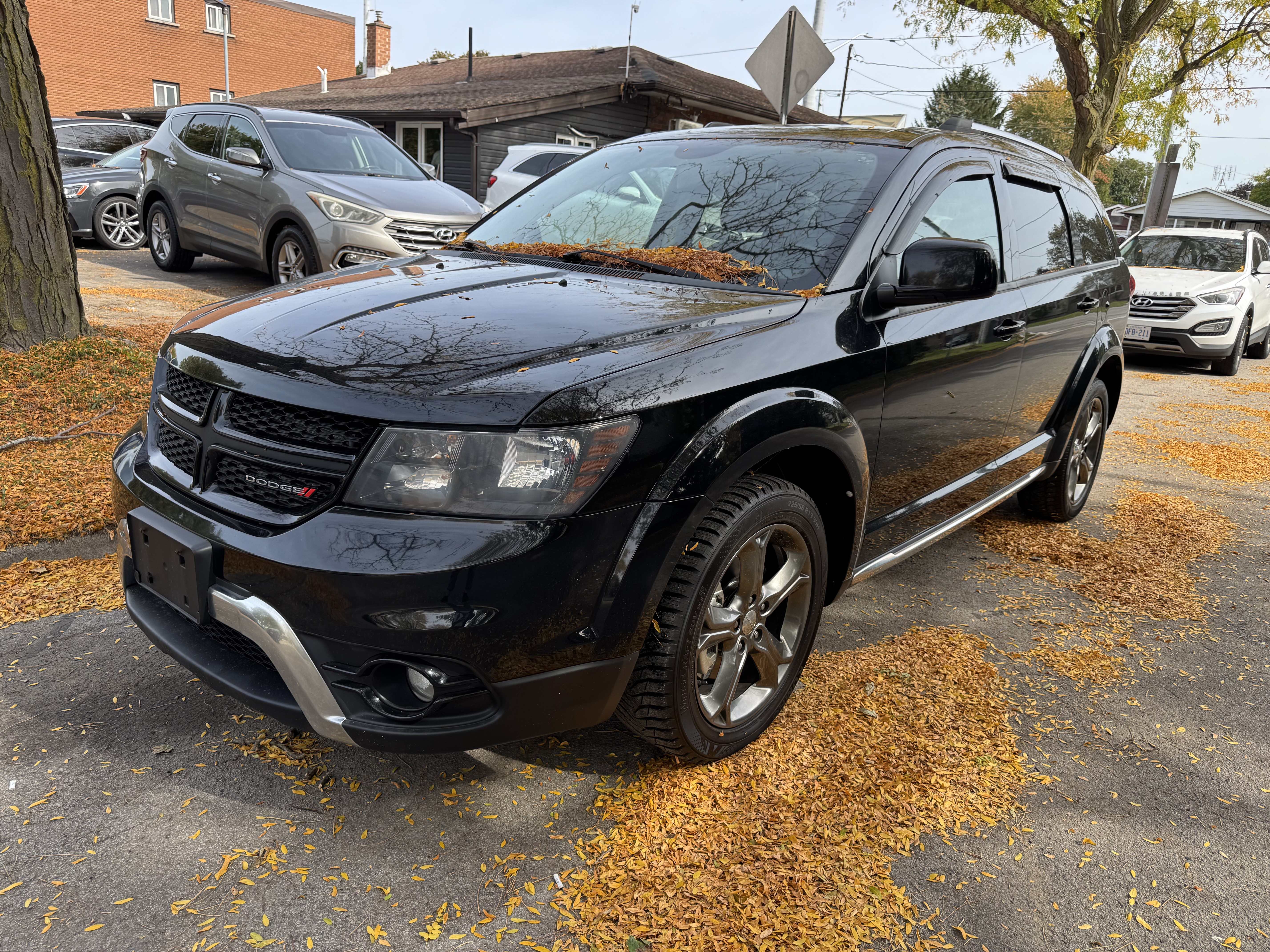 Black 2017 Dodge Journey SUV / Crossover Front-Wheel Drive Automatic