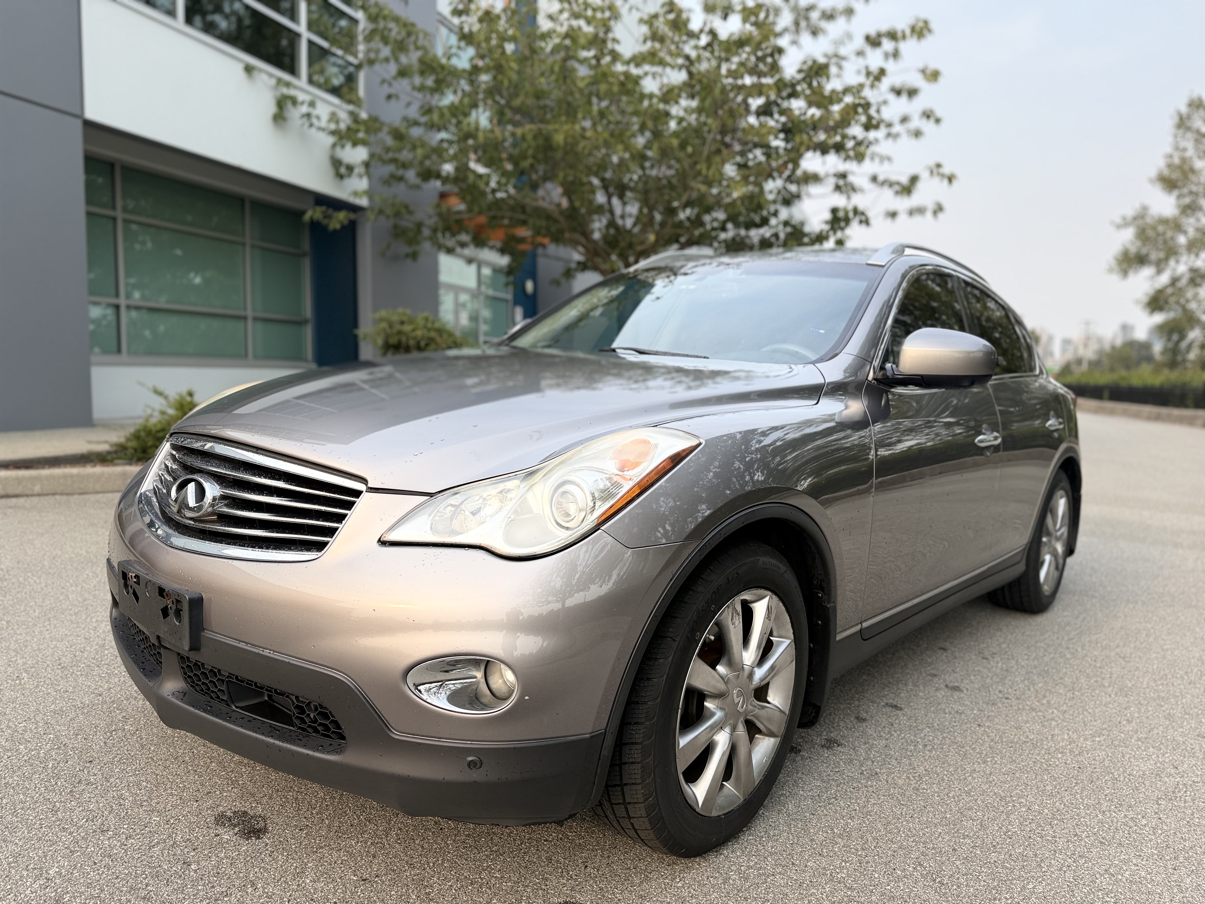Gray 2008 INFINITI EX35 SUV / Crossover All-Wheel Drive Automatic