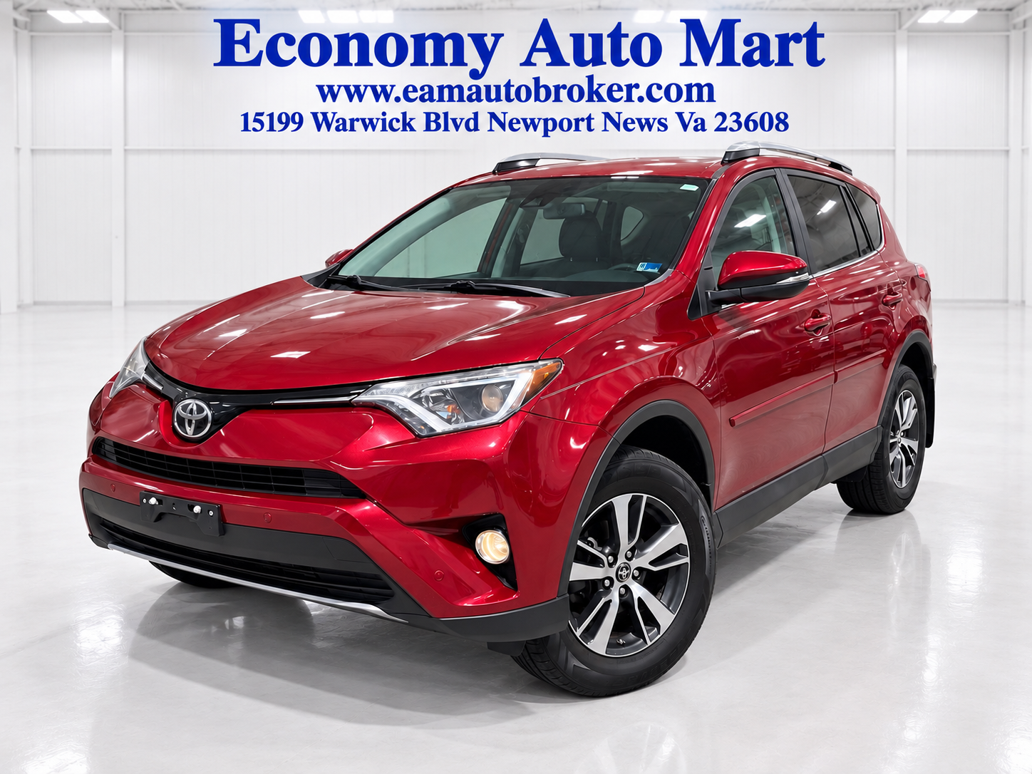 Red 2018 Toyota RAV4 SUV / Crossover Front-Wheel Drive Automatic