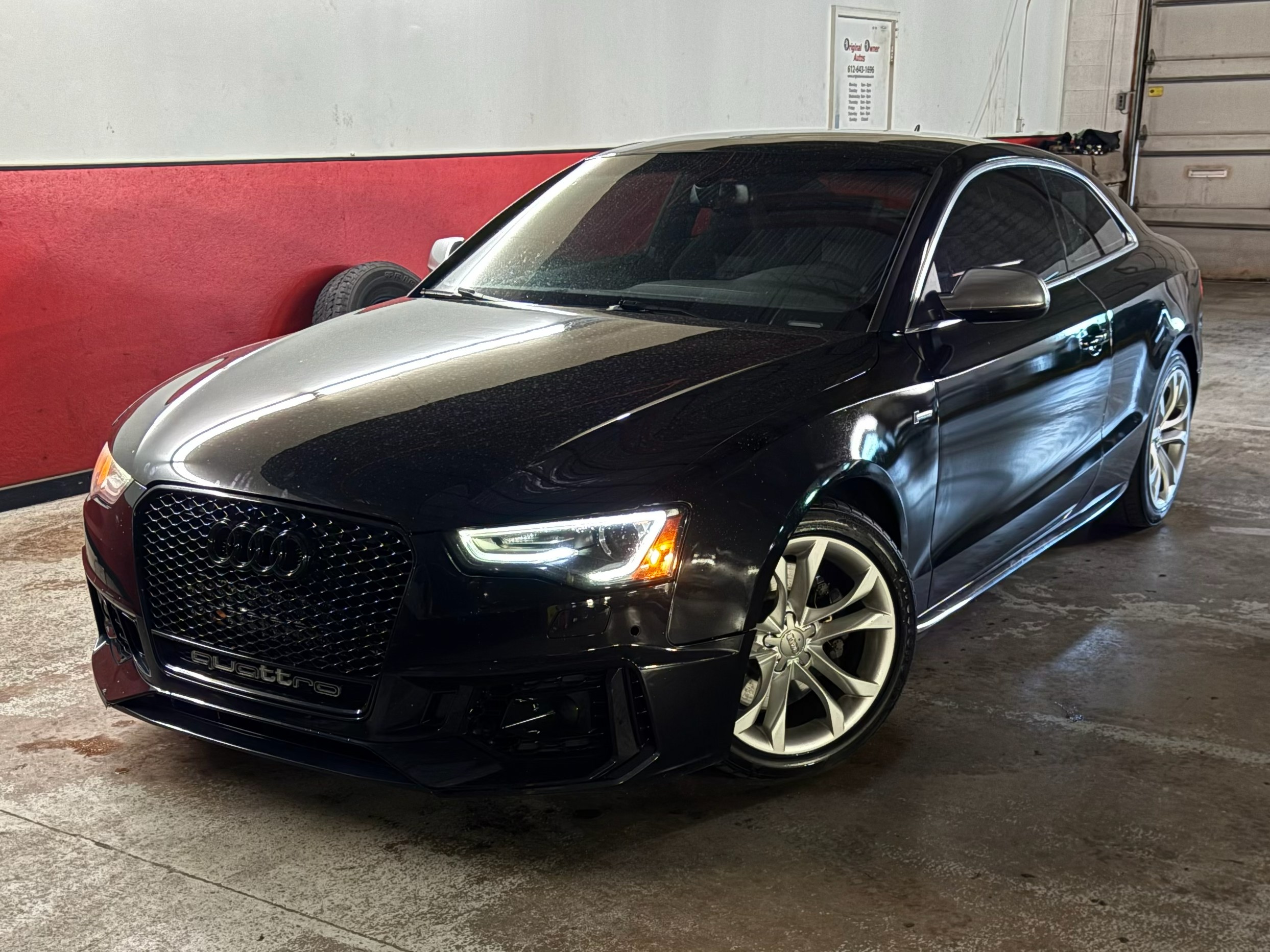 Black 2016 Audi S5 Coupe All-Wheel Drive Automatic