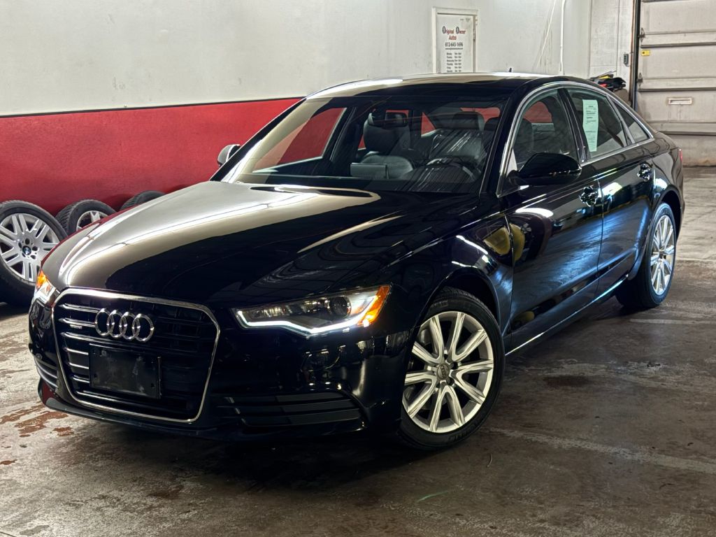 Black 2014 Audi A6 Sedan All-Wheel Drive Automatic