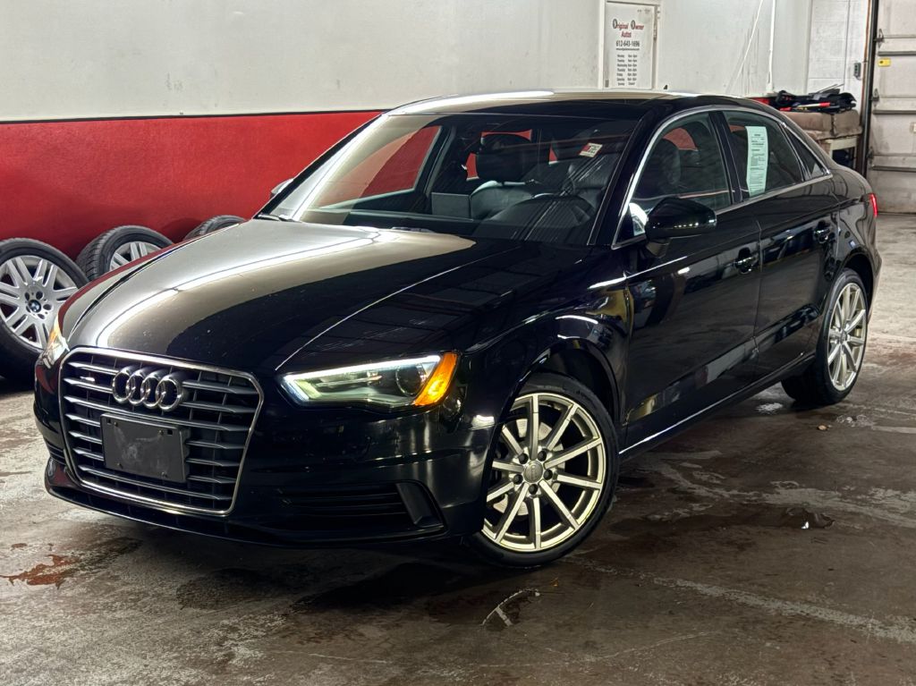 Black 2015 Audi A3 Sedan All-Wheel Drive Automatic