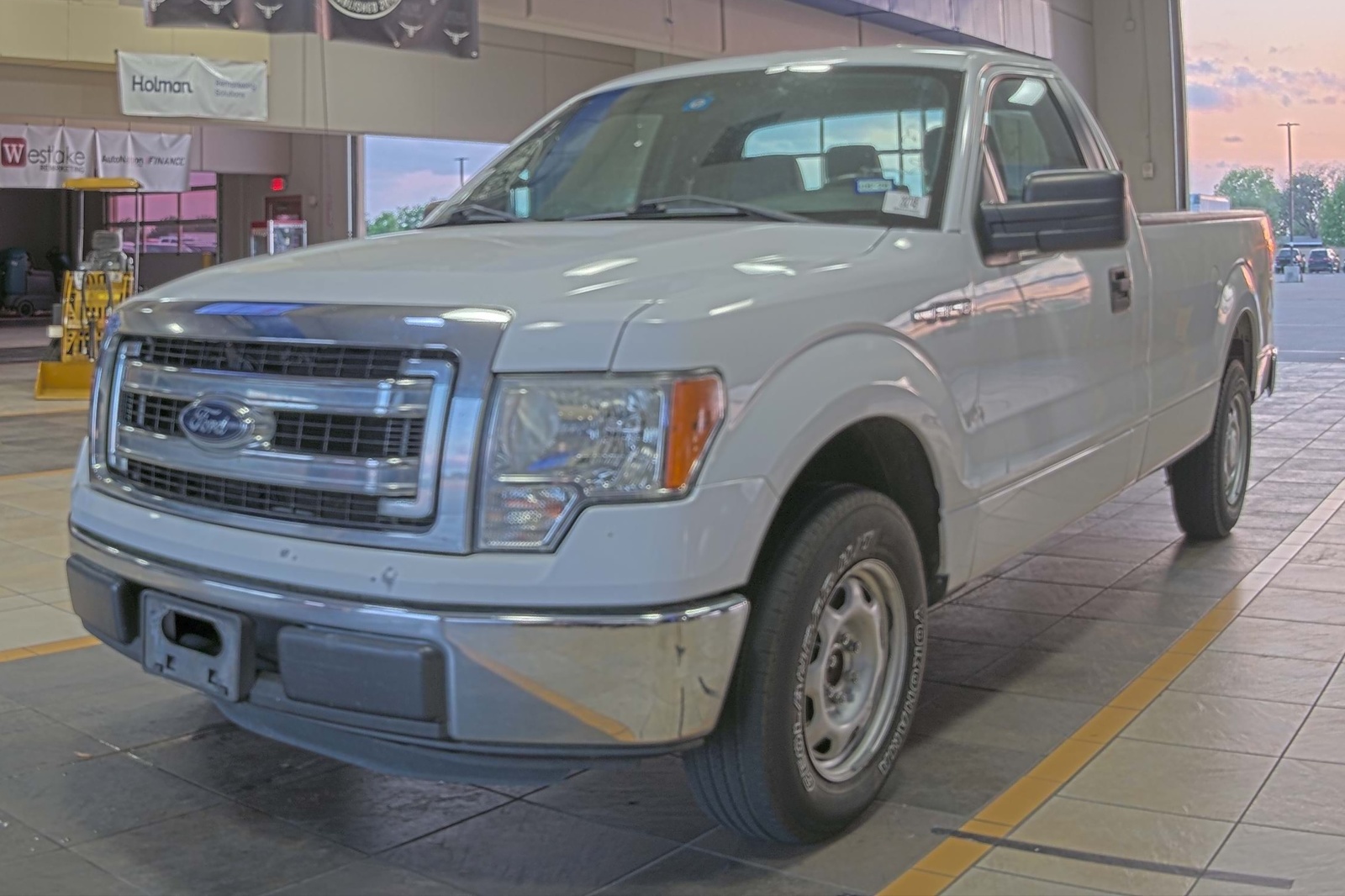 White 2013 Ford F-150 XL LB Pickup Truck 4X2 Automatic