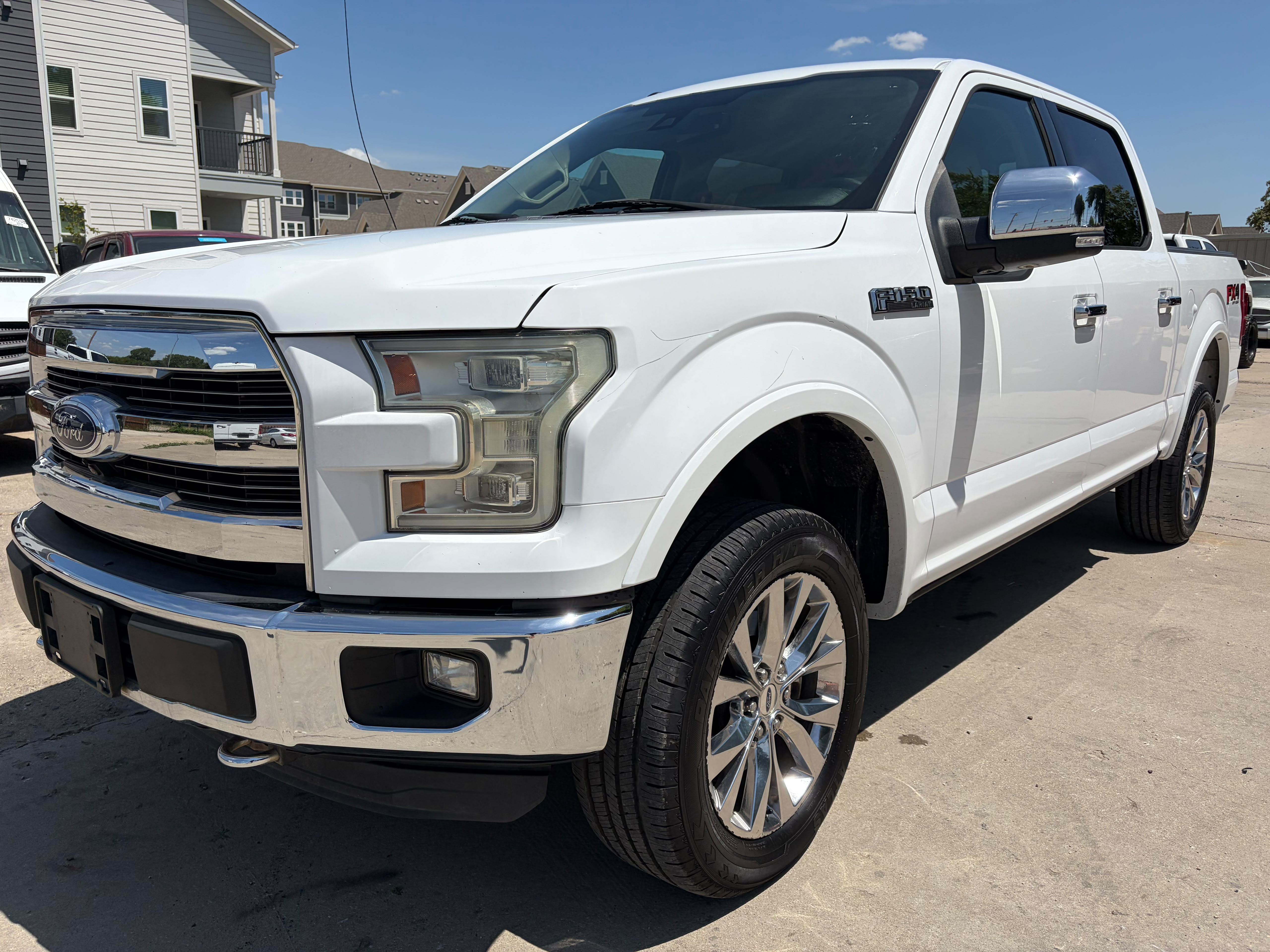 White 2016 Ford F-150 Pickup Truck Four-Wheel Drive Automatic