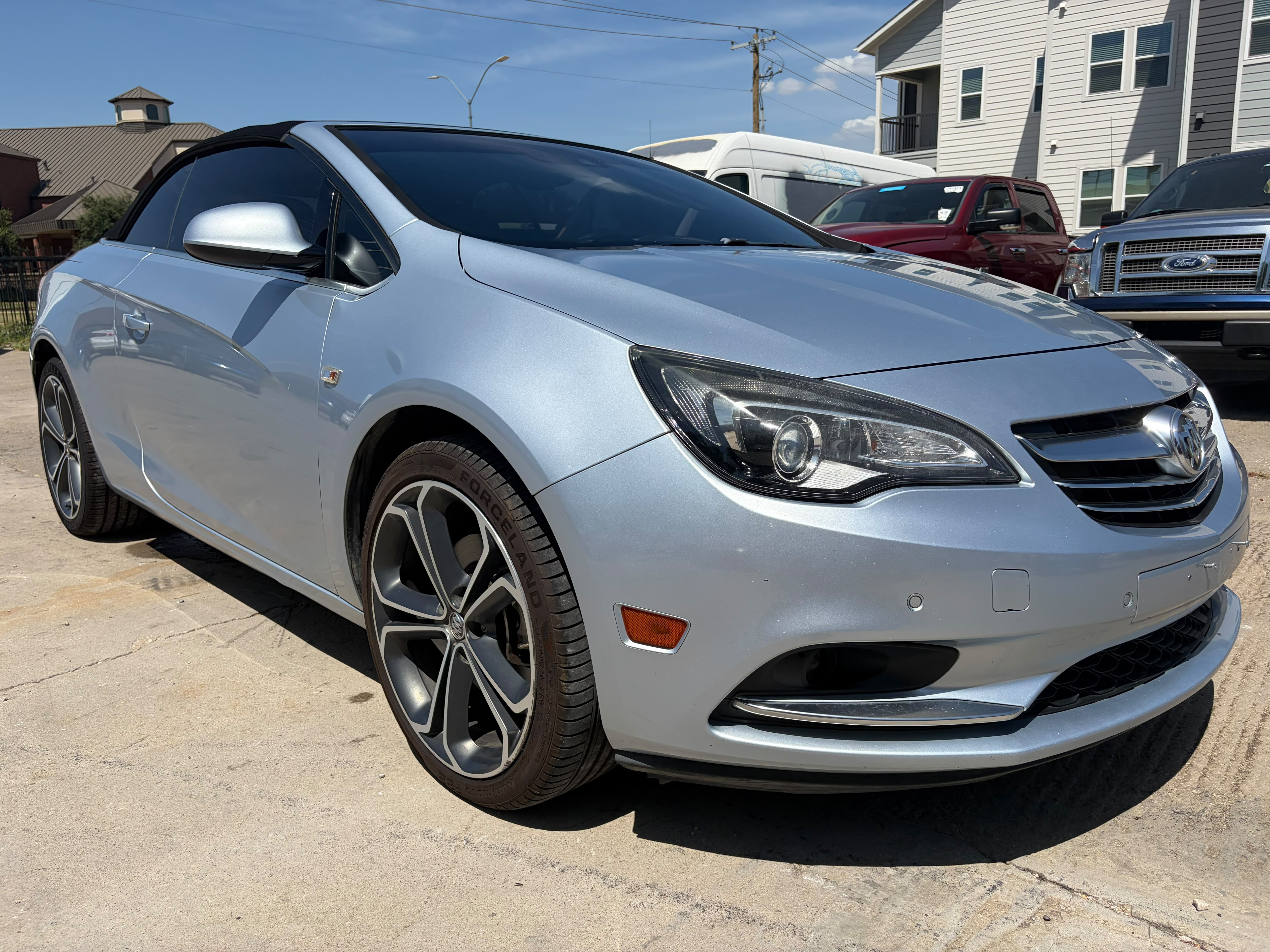 Silver 2016 Buick Cascada Convertible Front-Wheel Drive Automatic
