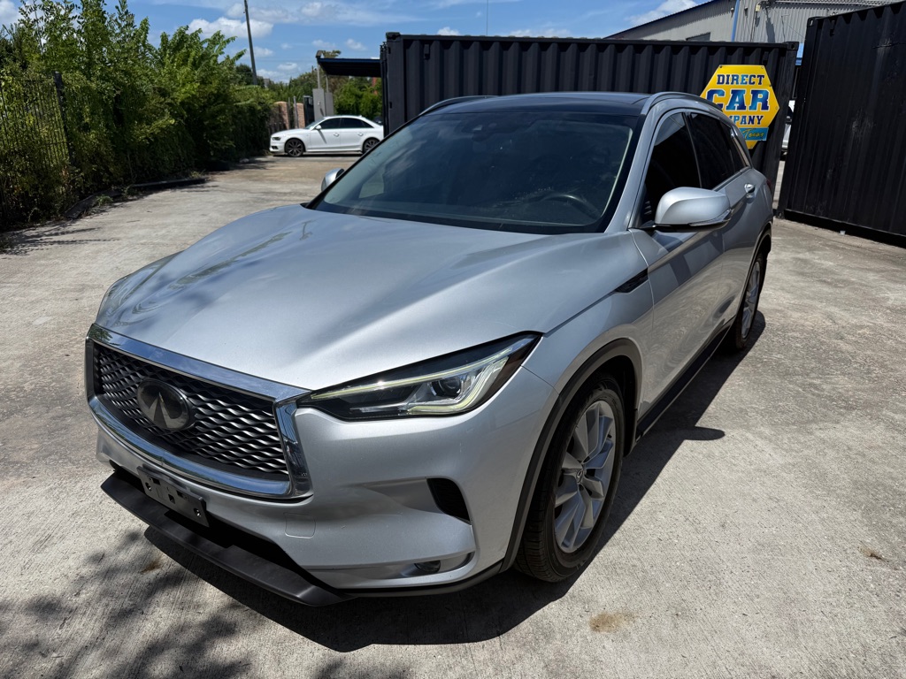 Silver 2021 INFINITI QX50 SUV / Crossover Front-Wheel Drive Continuously Variable Transmission