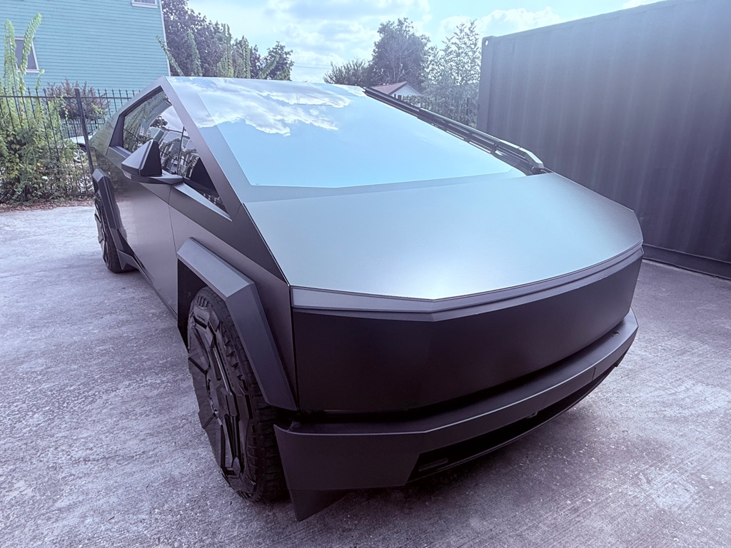 Black 2024 Tesla Cybertruck Pickup Truck All-Wheel Drive Continuously Variable Transmission