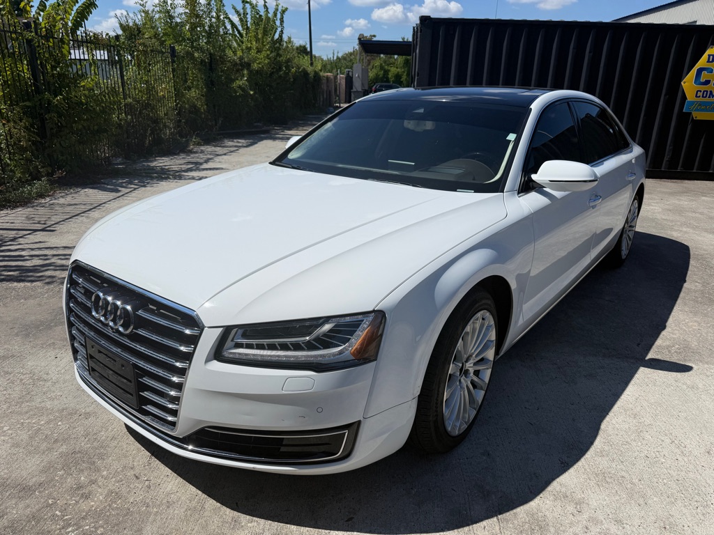 White 2016 Audi A8 Sedan All-Wheel Drive Automatic