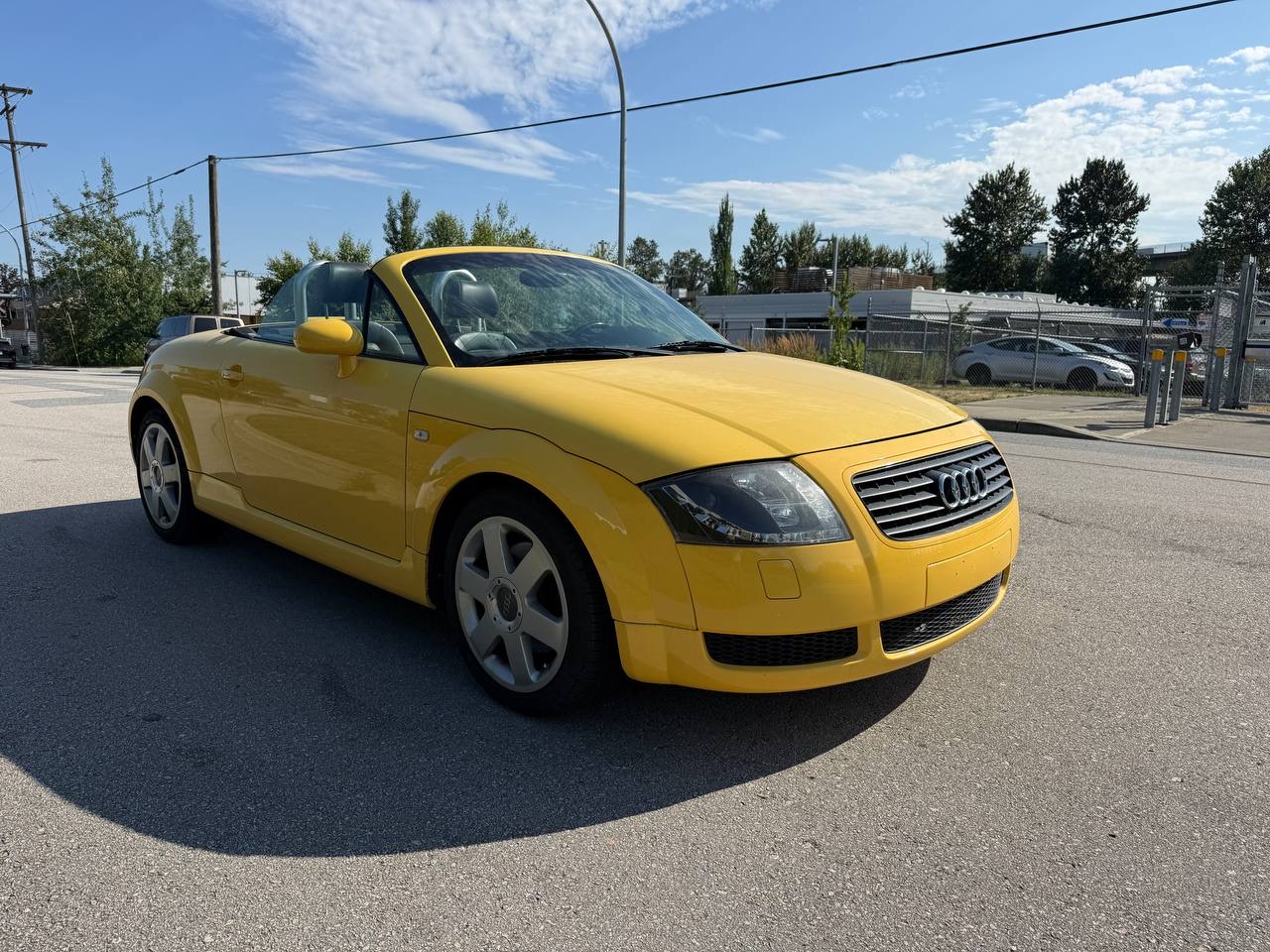 Yellow 2004 Audi TT Convertible All-Wheel Drive Manual