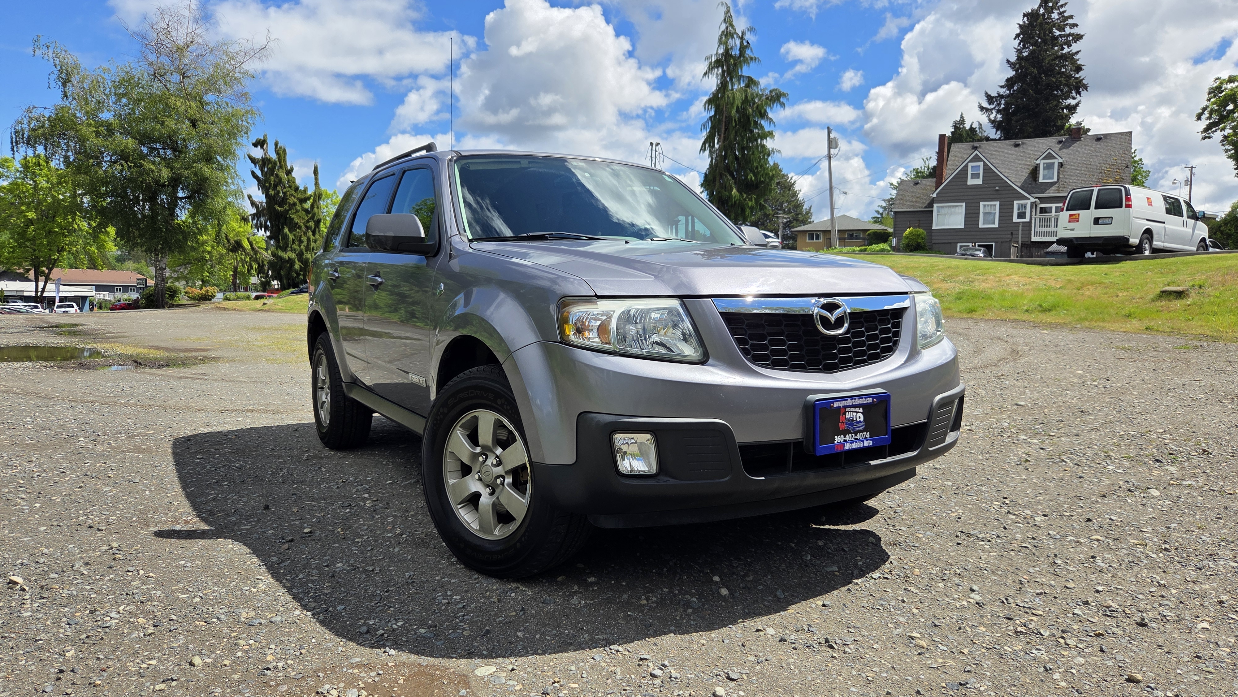 Gray 2008 Mazda Tribute Hybrid Touring FWD SUV / Crossover Front-Wheel Drive Automatic