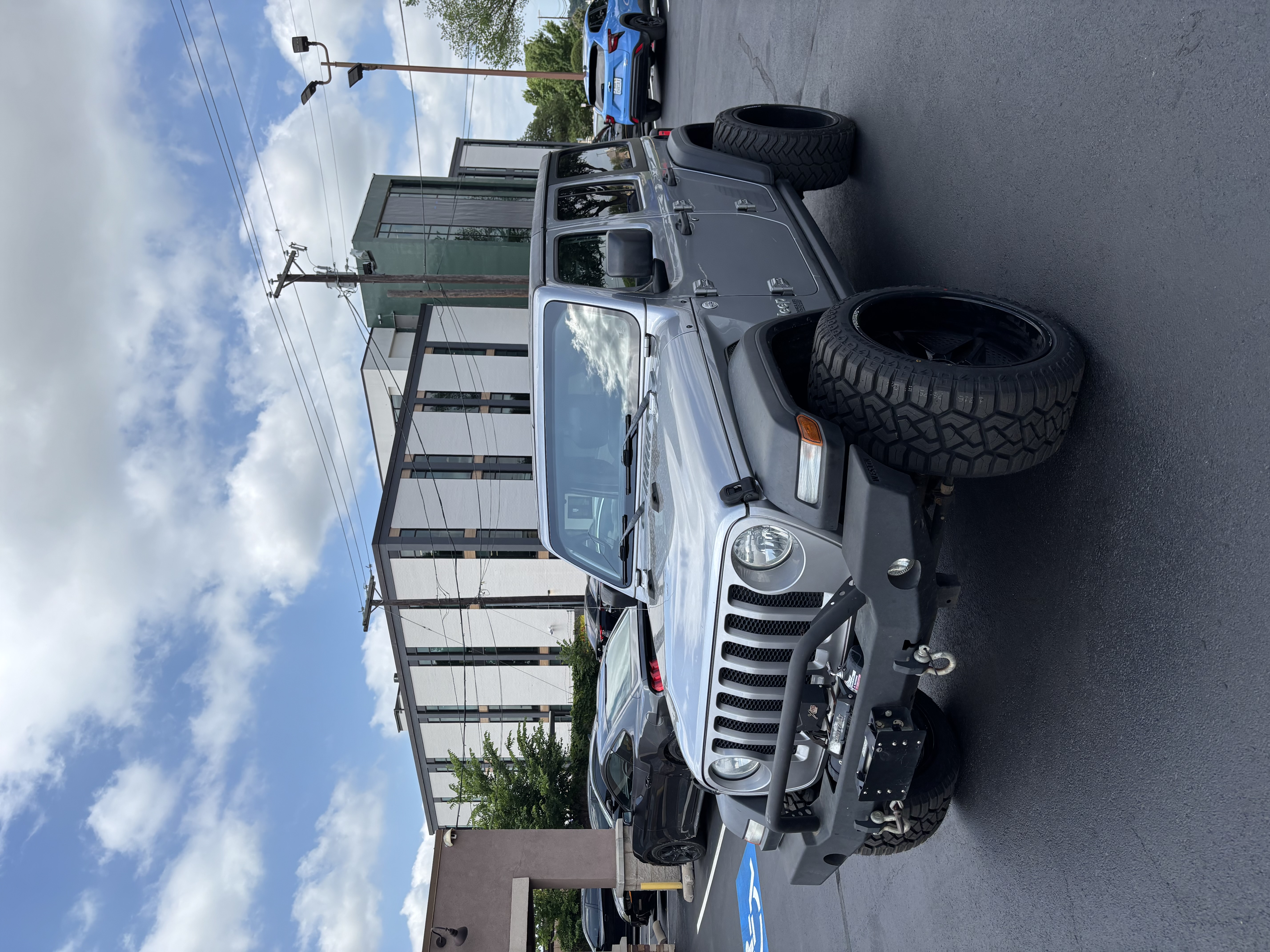 Silver 2018 Jeep Wrangler Unlimited Sport S 4WD SUV / Crossover Four-Wheel Drive Automatic