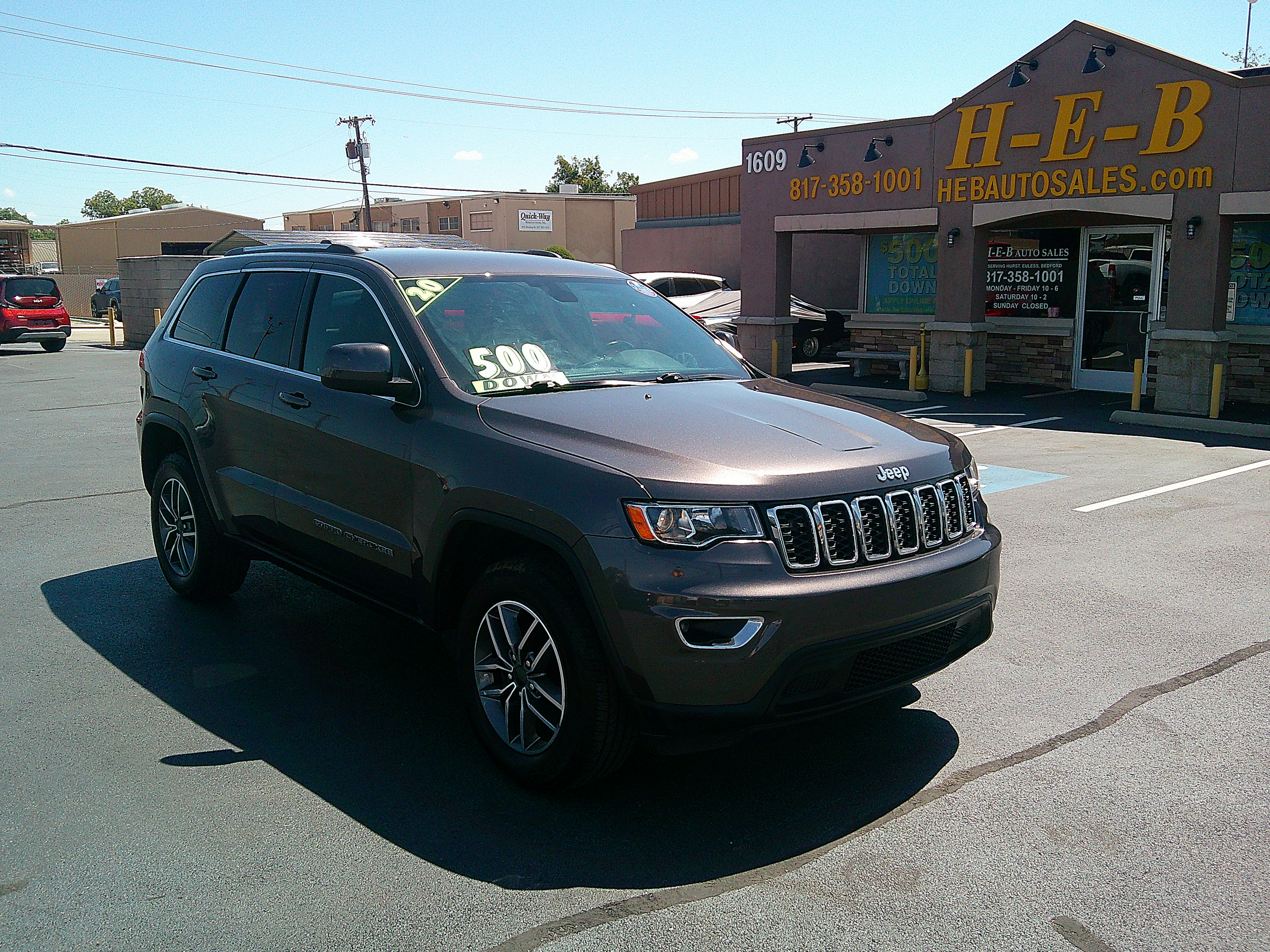Gray 2020 Jeep Grand Cherokee SUV / Crossover Four-Wheel Drive Automatic