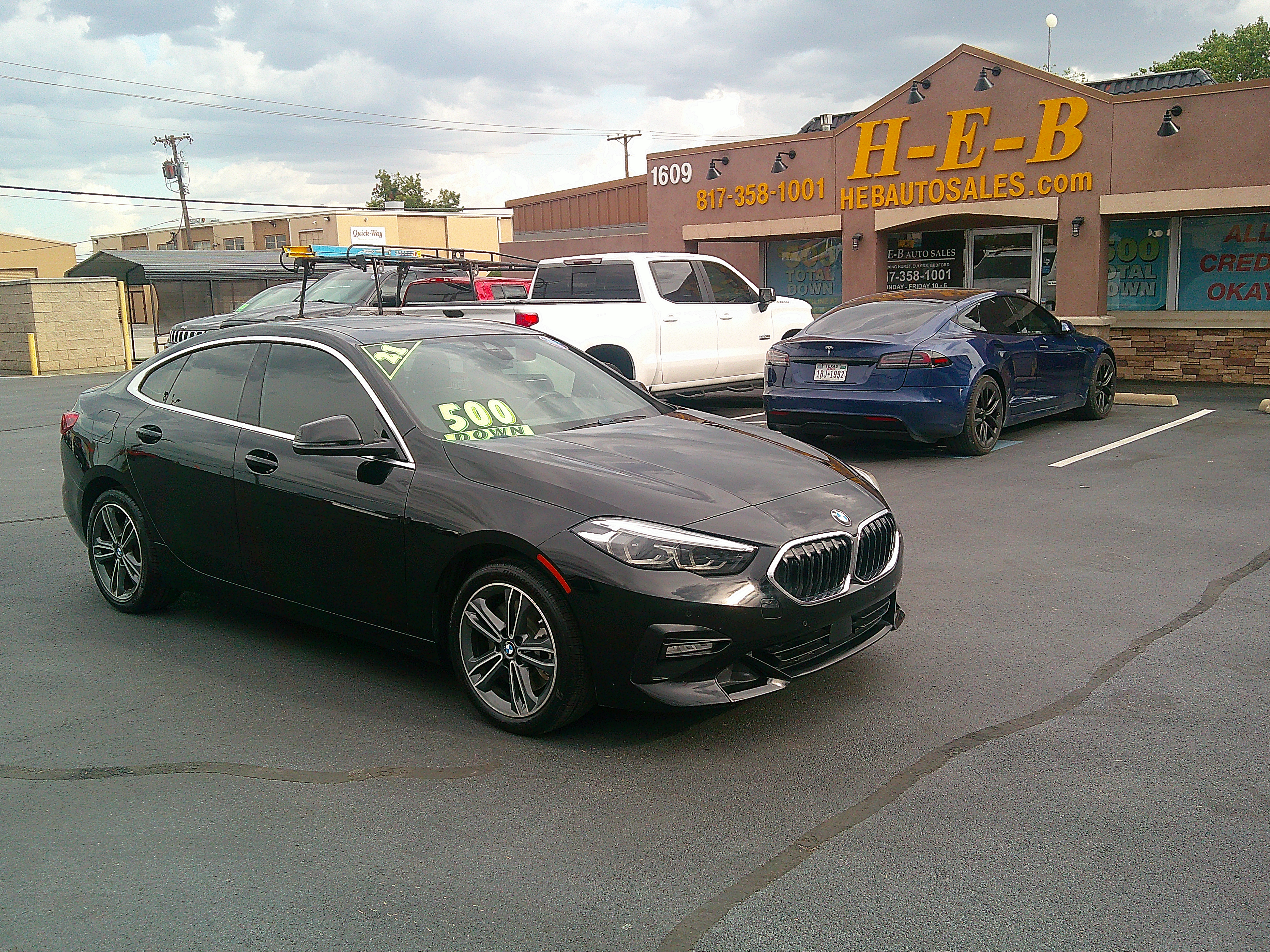 Black 2021 BMW 2 Series Sedan All-Wheel Drive Automatic