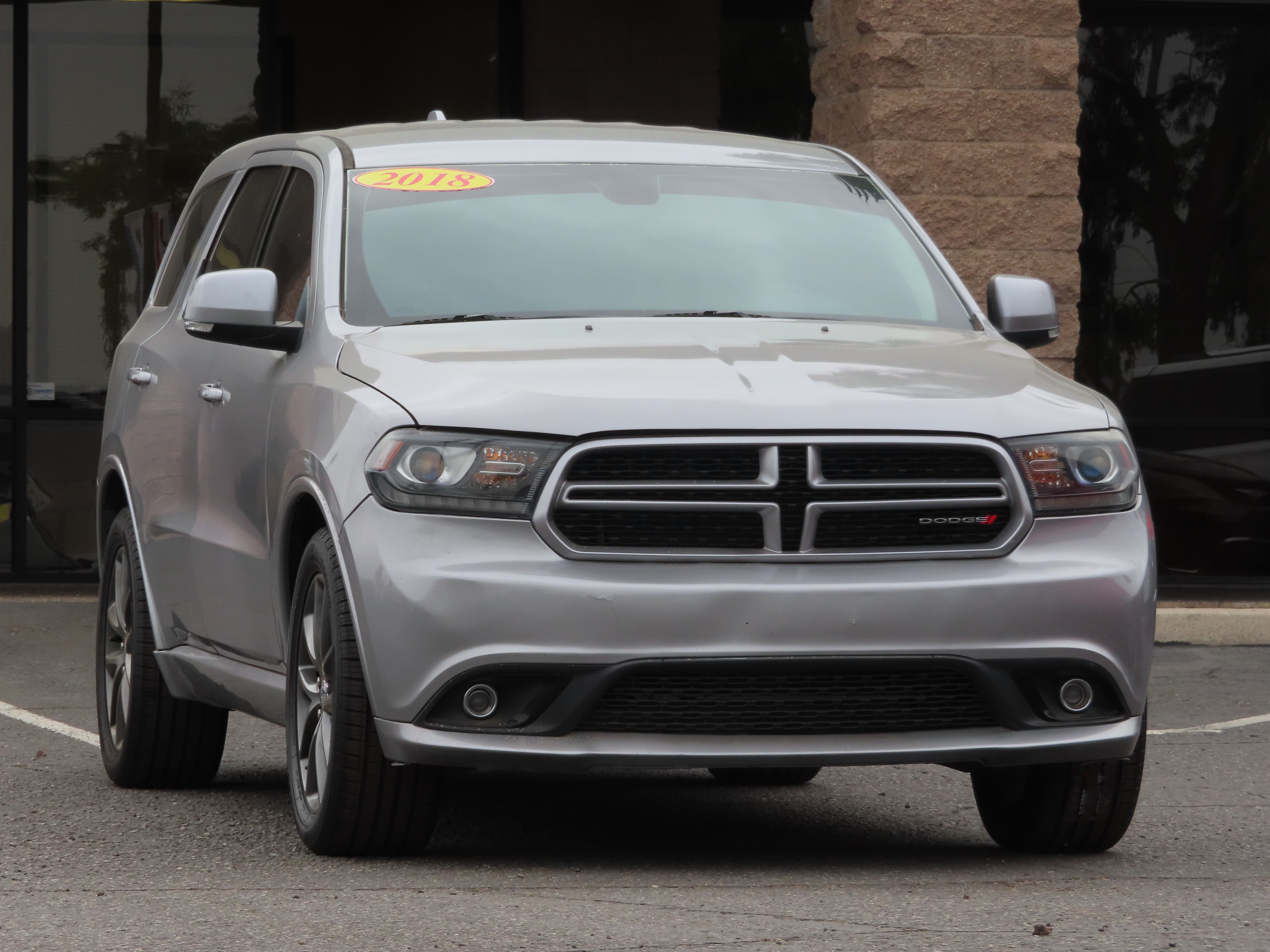 Silver 2018 Dodge Durango GT RWD SUV / Crossover Rear-Wheel Drive Automatic