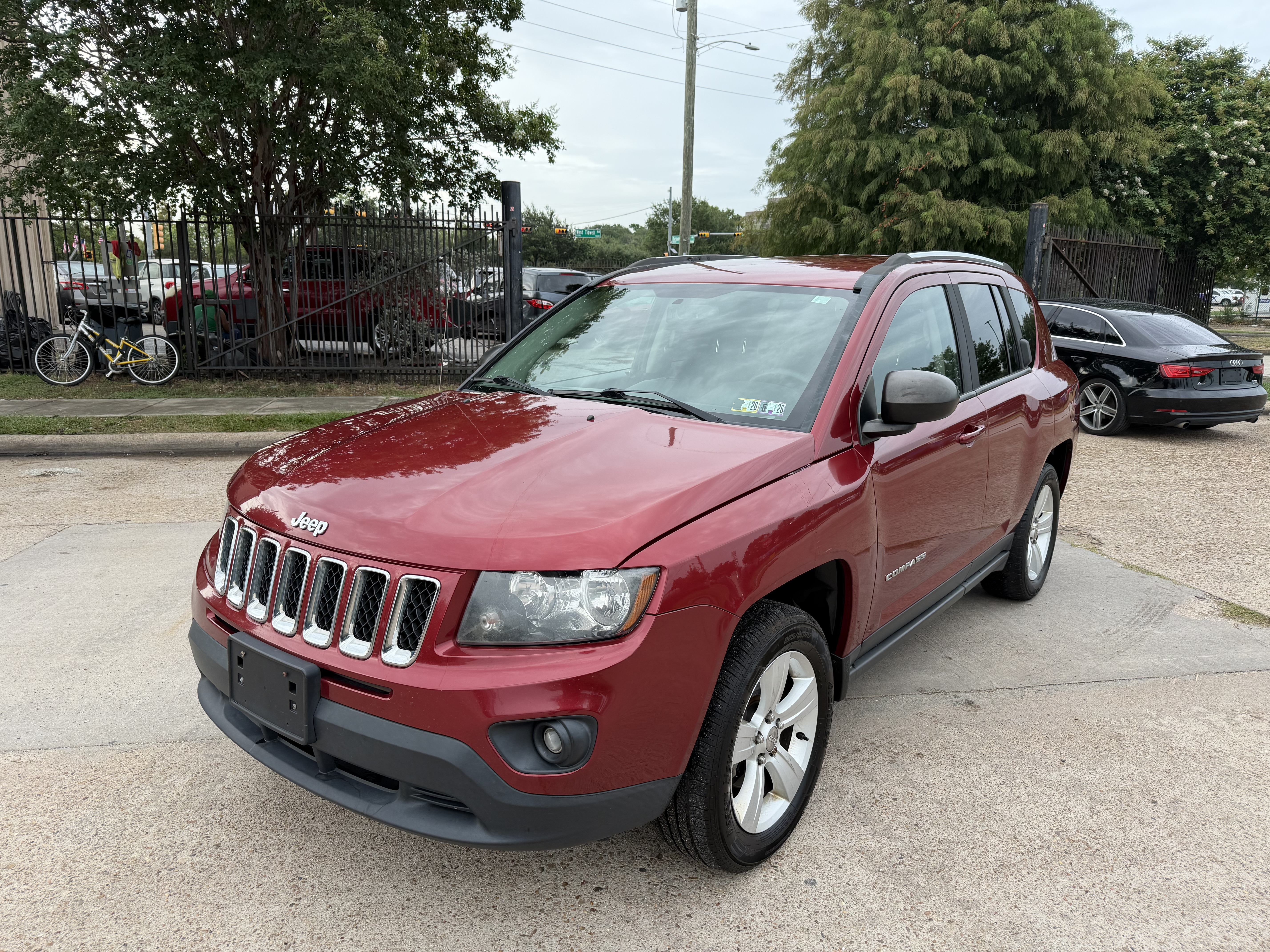 Red 2014 Jeep Compass SUV / Crossover Front-Wheel Drive Automatic