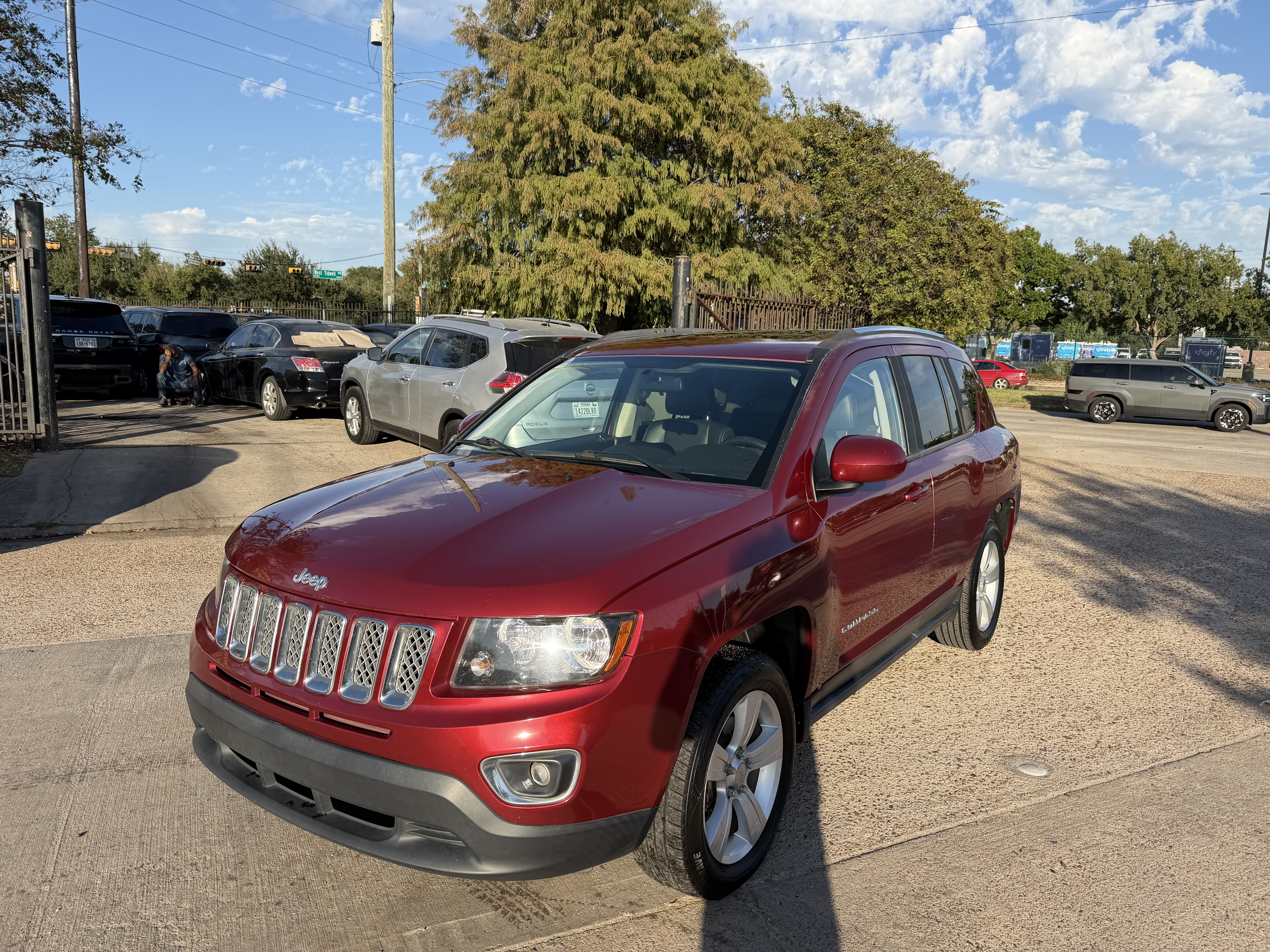 Red 2015 Jeep Compass SUV / Crossover Front-Wheel Drive Automatic