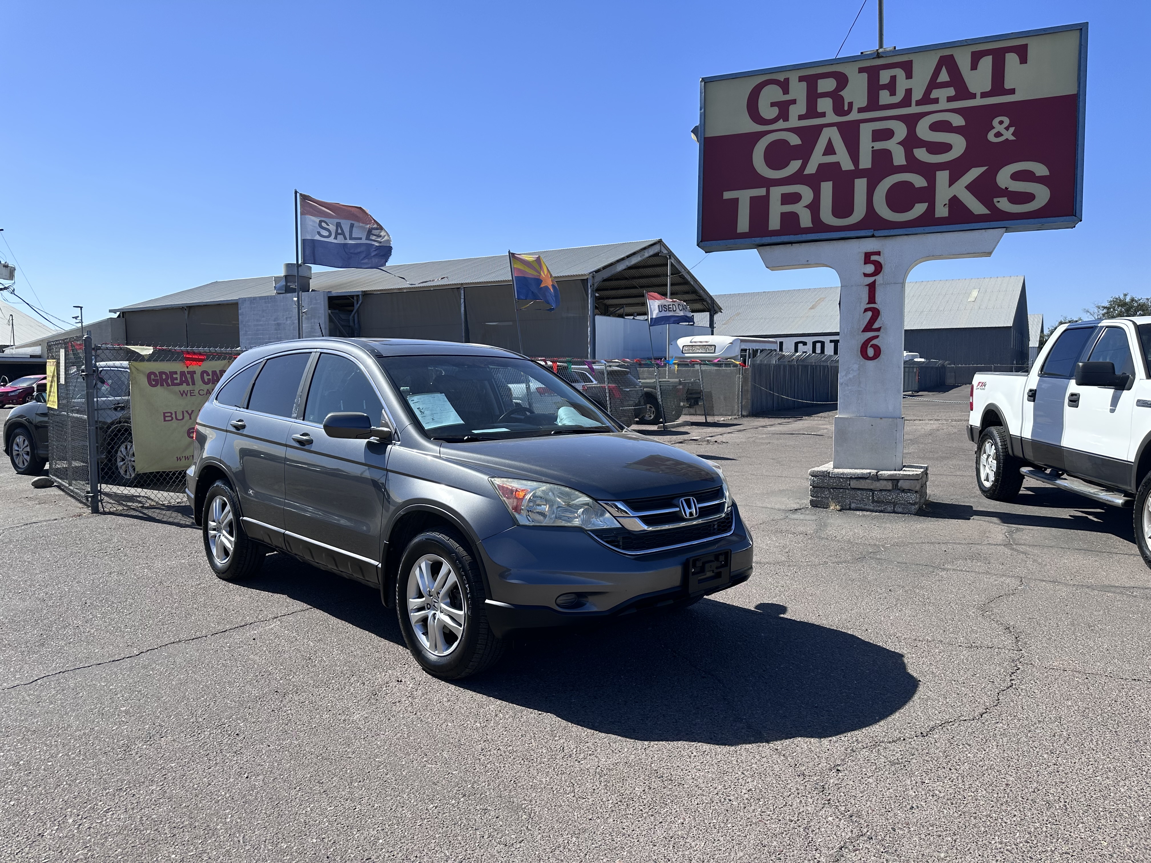 Gray 2010 Honda CR-V SUV / Crossover All-Wheel Drive Automatic