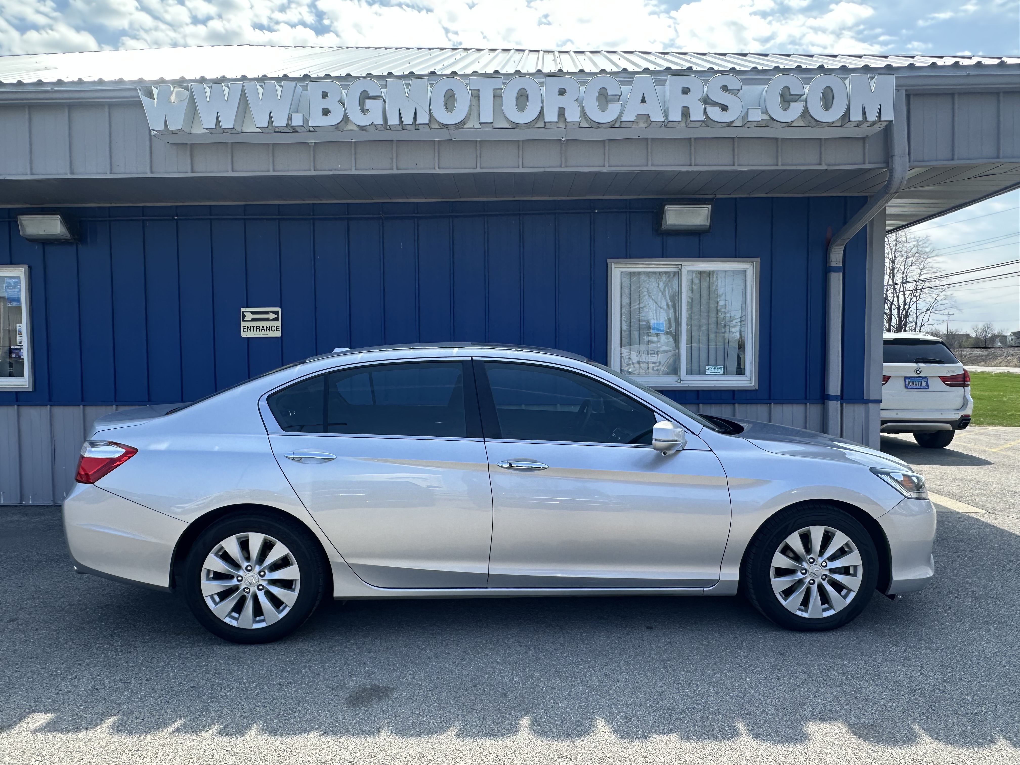 Silver 2015 Honda Accord EX-L Sedan Front-Wheel Drive Automatic