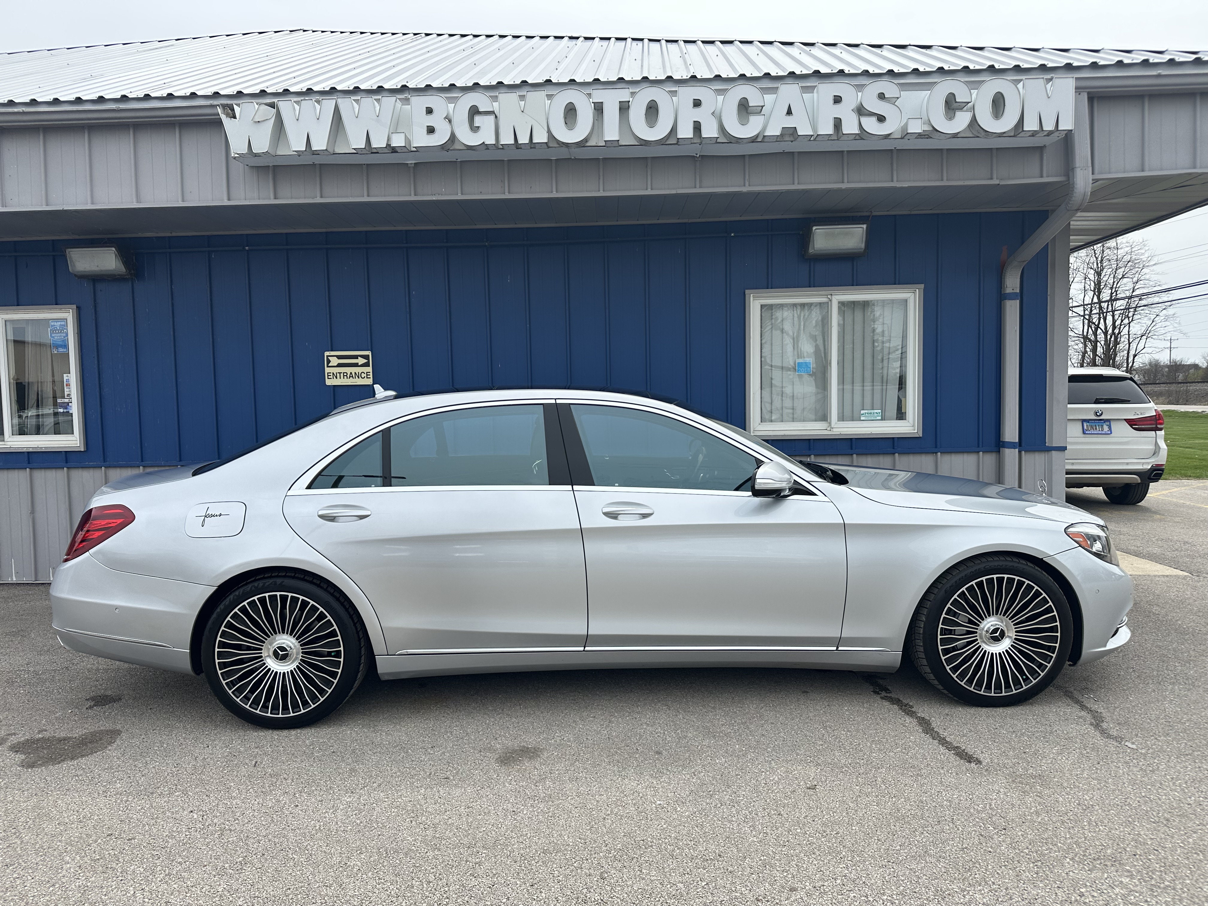 Silver 2015 Mercedes-Benz S-Class S 550 4MATIC Sedan All-Wheel Drive Automatic