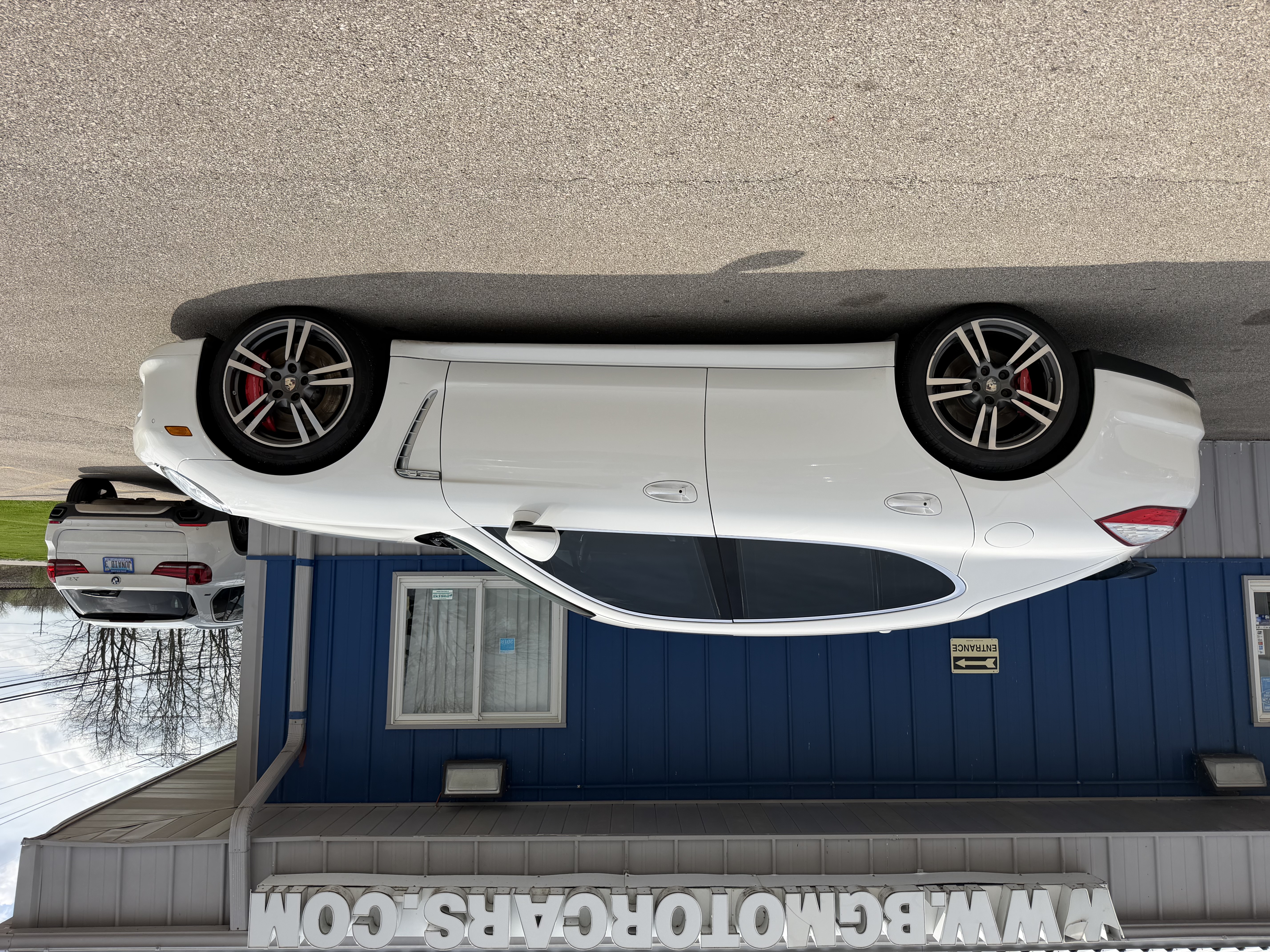 White 2012 Porsche Panamera Turbo AWD Sedan All-Wheel Drive Automatic