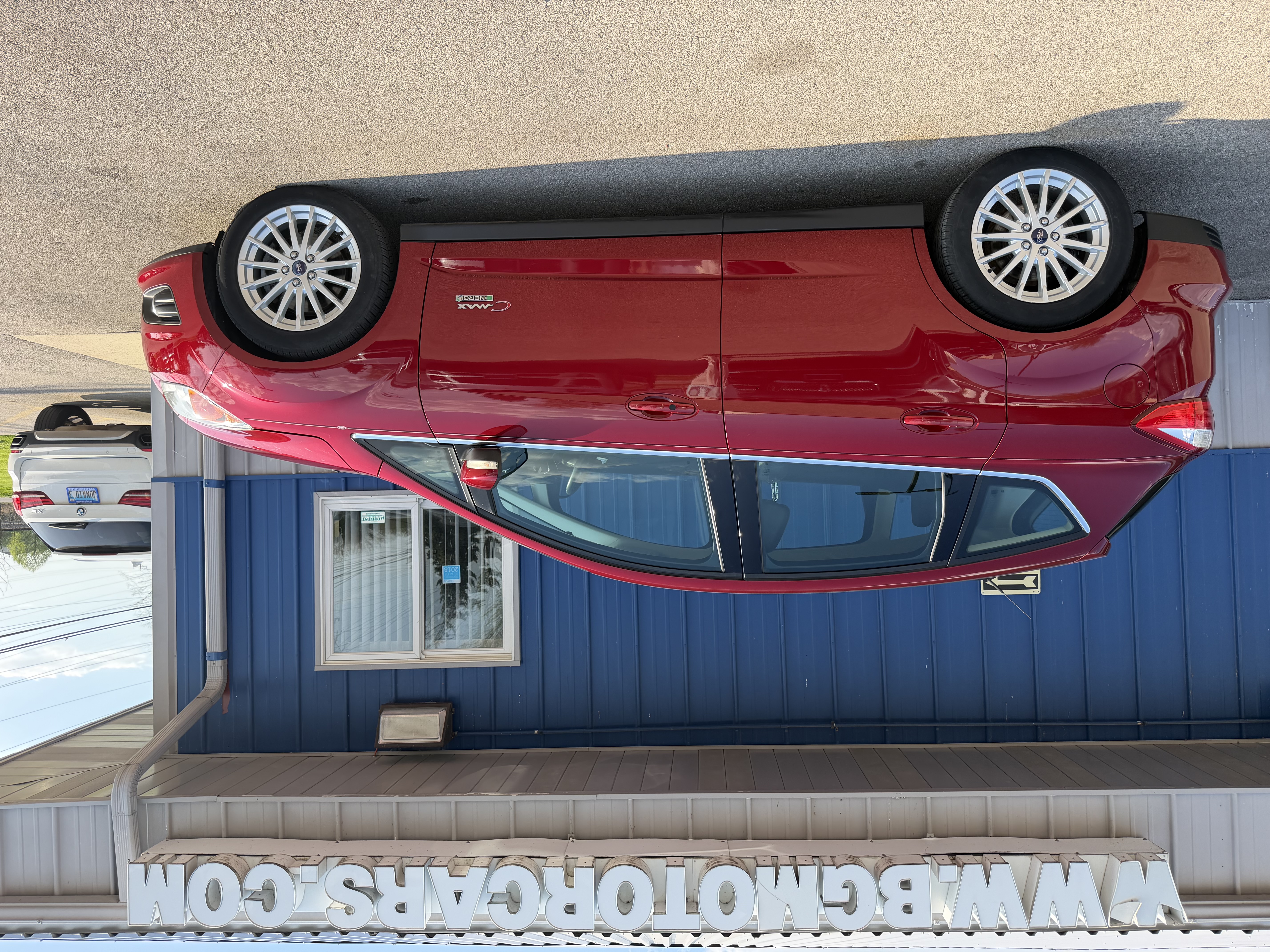 Red (Burgundy) 2013 Ford C-Max Energi SEL FWD Wagon Front-Wheel Drive Automatic