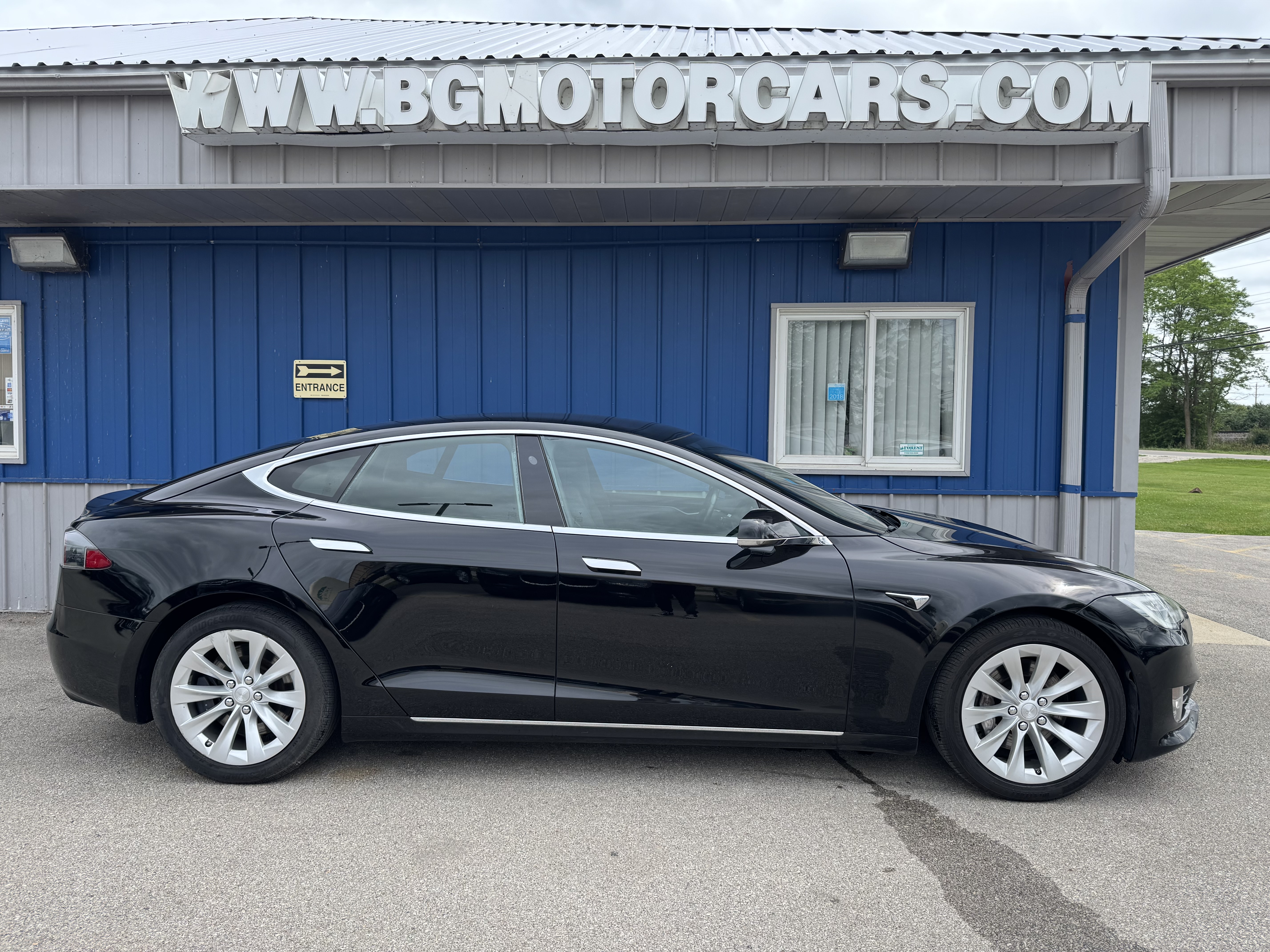 Black 2018 Tesla Model S 75D AWD Sedan All-Wheel Drive Automatic