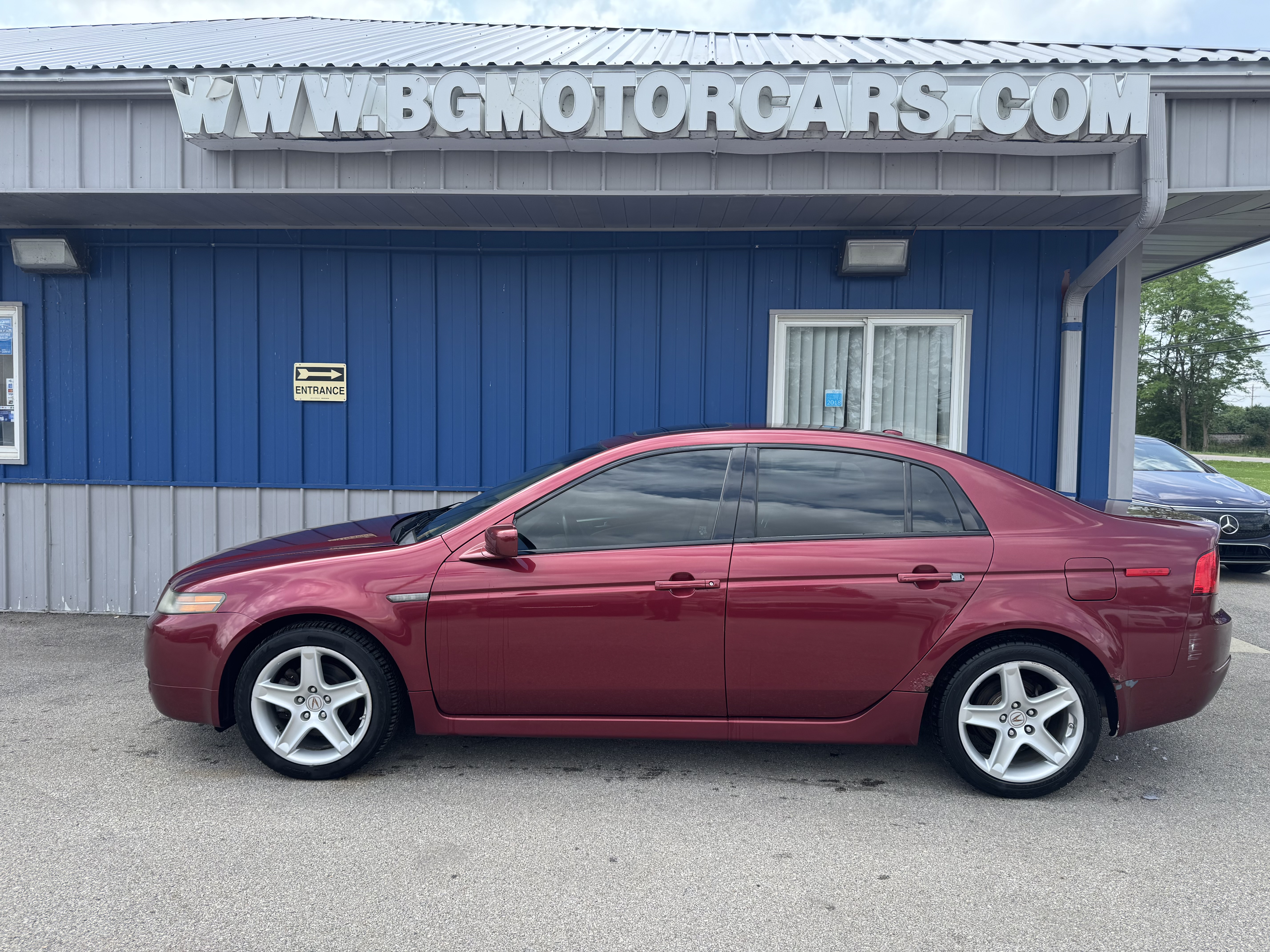 Red 2006 Acura TL FWD Sedan Front-Wheel Drive Automatic