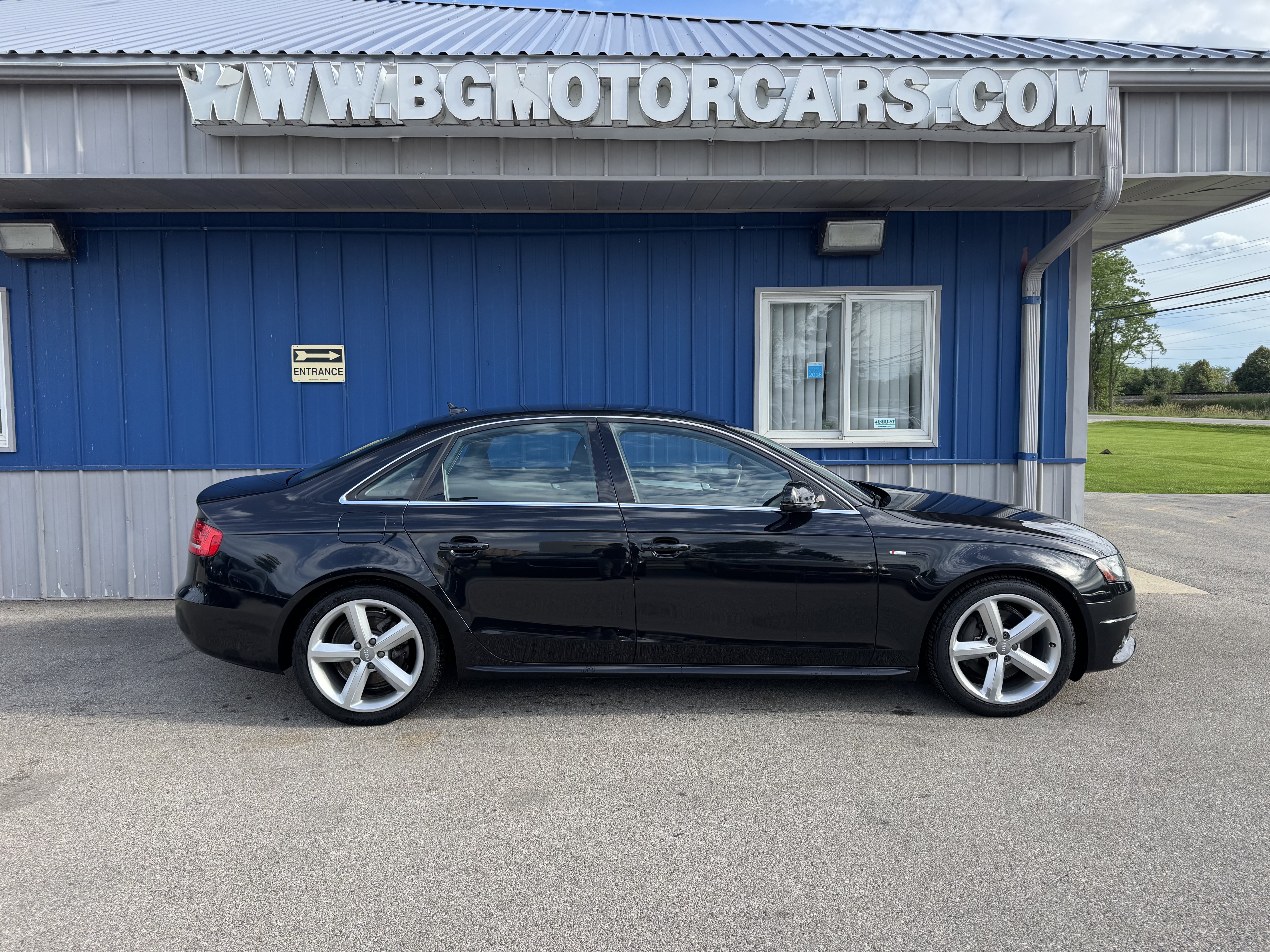 Black 2012 Audi A4 Sedan All-Wheel Drive Automatic