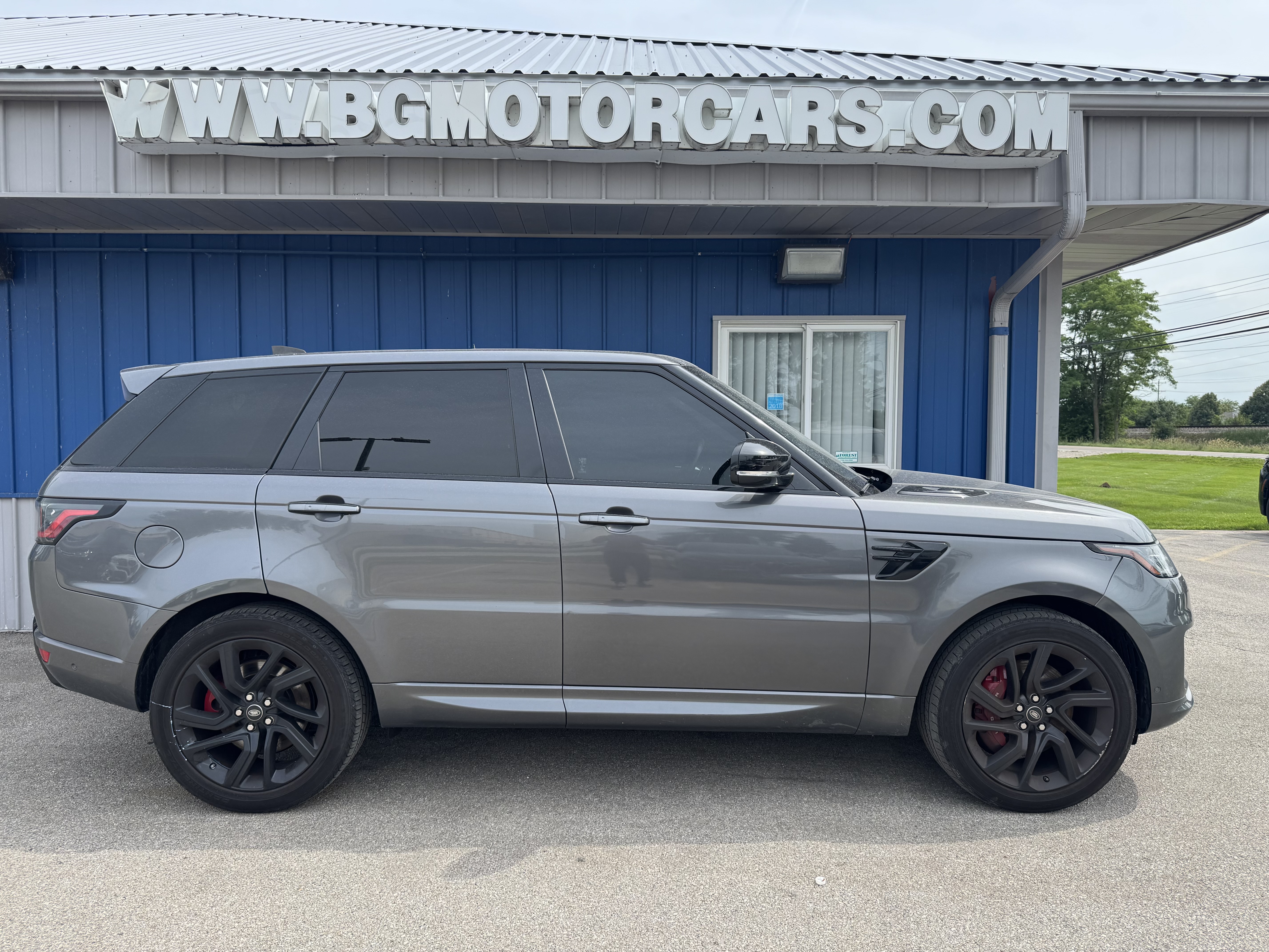 Gray 2019 Land Rover Range Rover Sport SUV / Crossover All-Wheel Drive Automatic