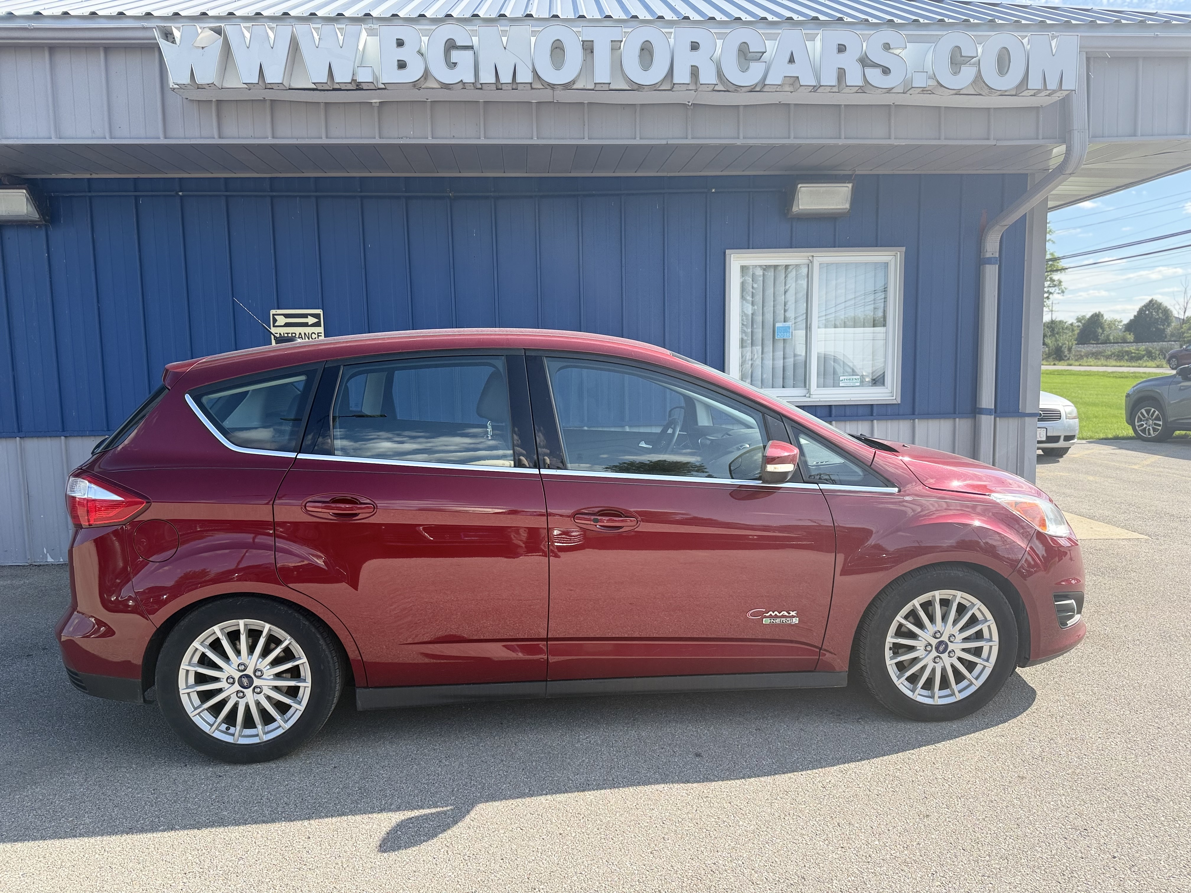 Red 2013 Ford C-Max Energi Wagon Front-Wheel Drive Automatic