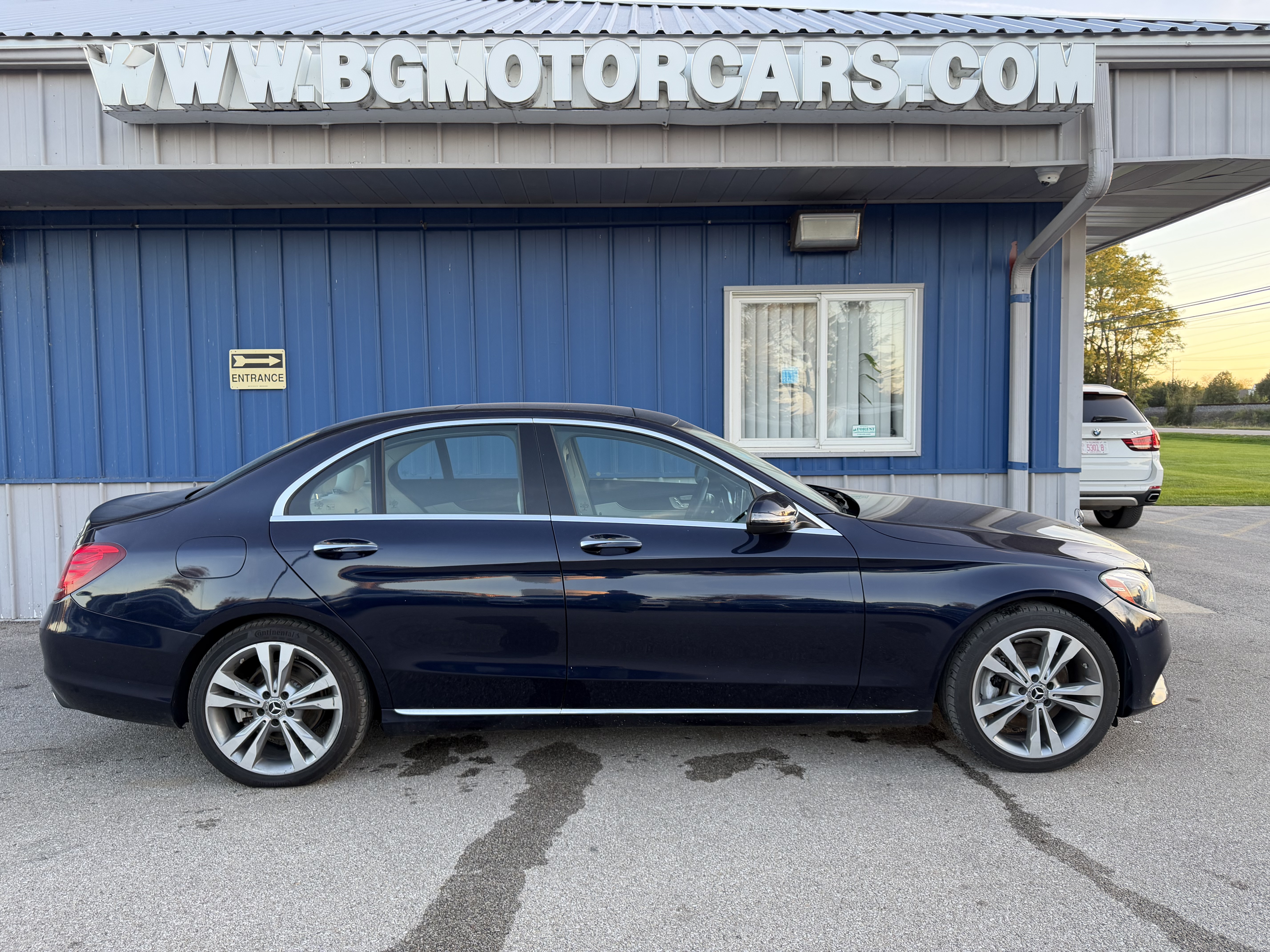 Blue 2017 Mercedes-Benz C-Class Sedan All-Wheel Drive Automatic