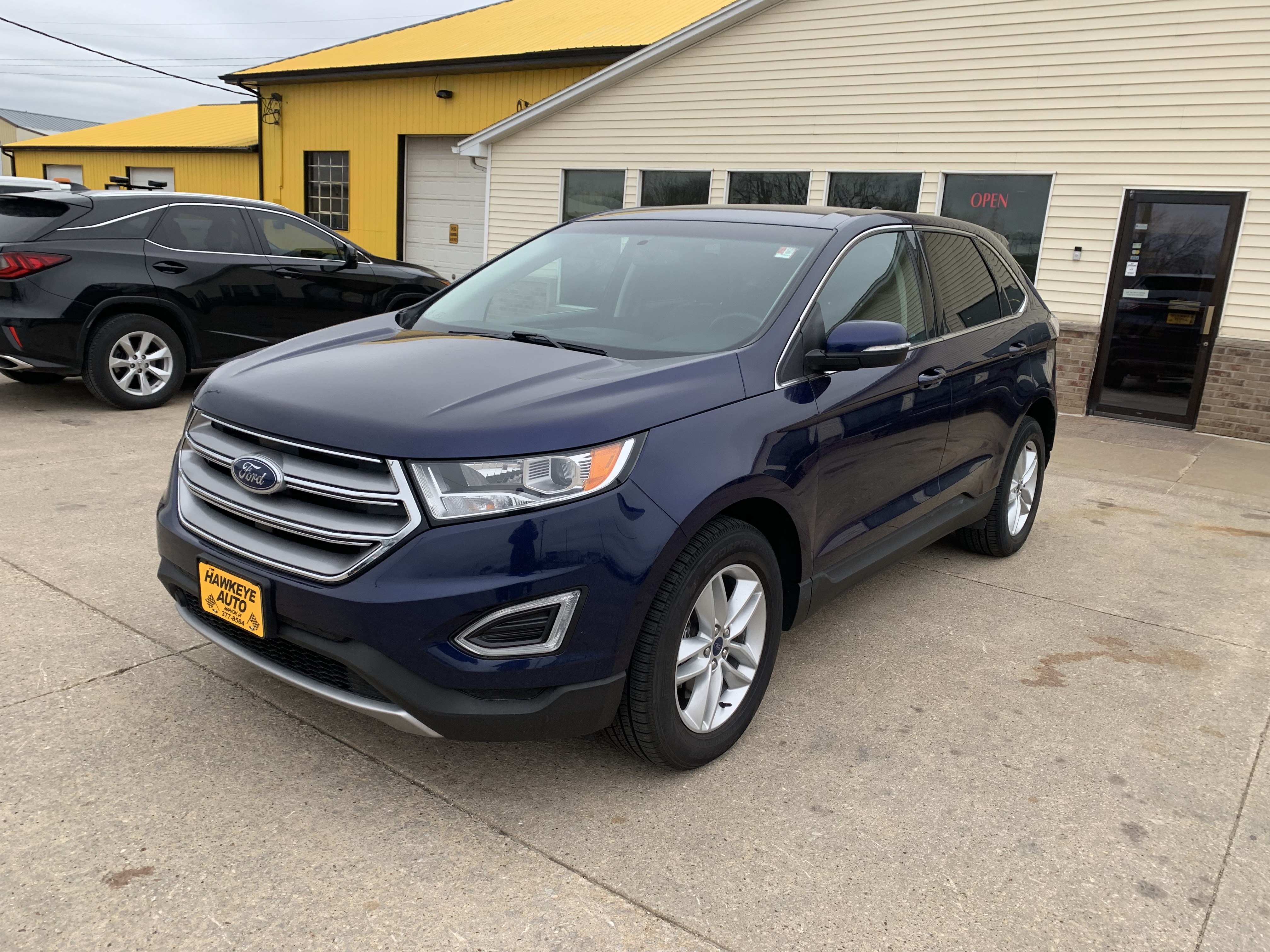Blue 2016 Ford Edge SEL AWD SUV / Crossover All-Wheel Drive Automatic