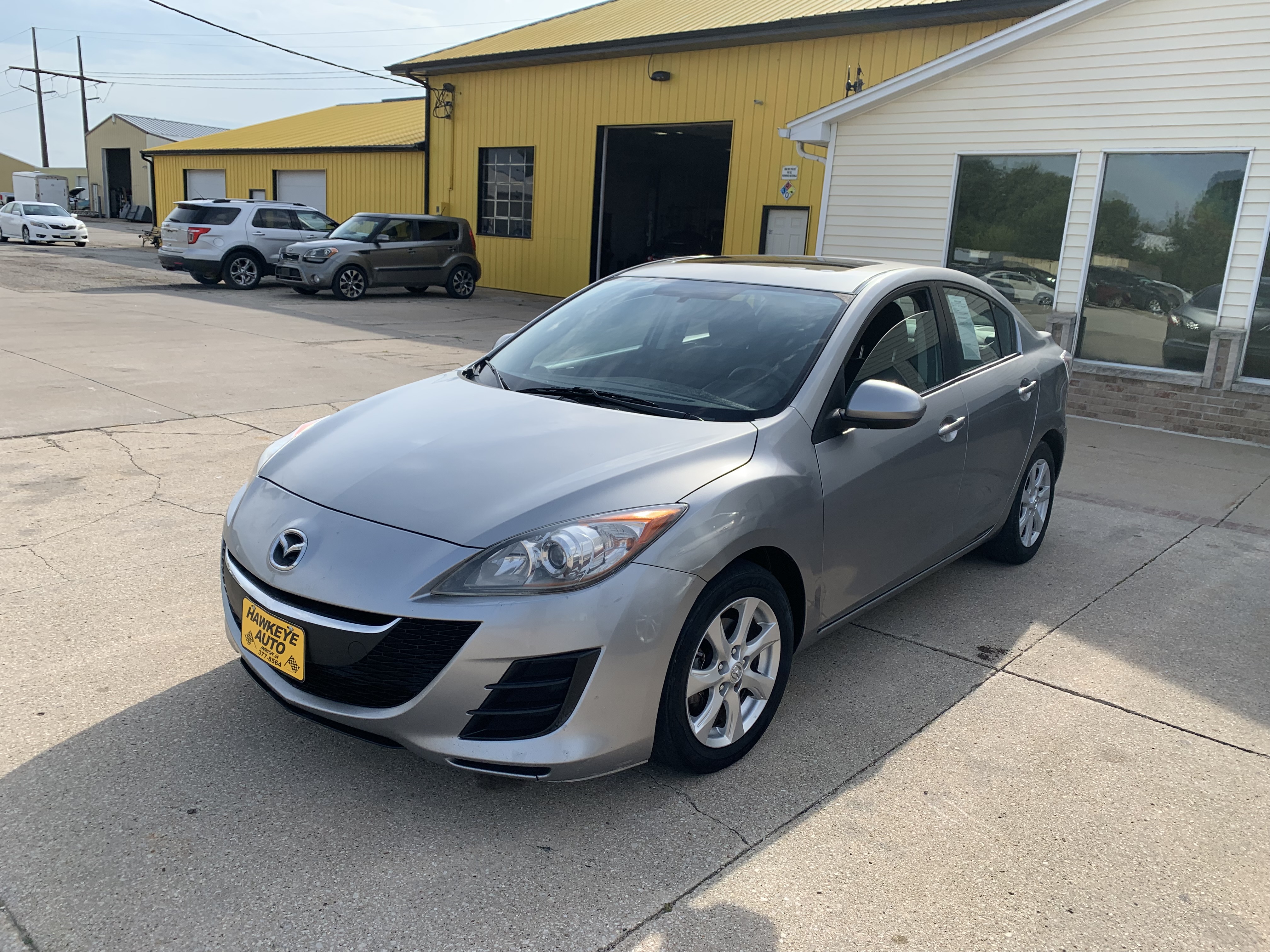 Silver 2010 Mazda MAZDA3 Sedan Front-Wheel Drive Automatic