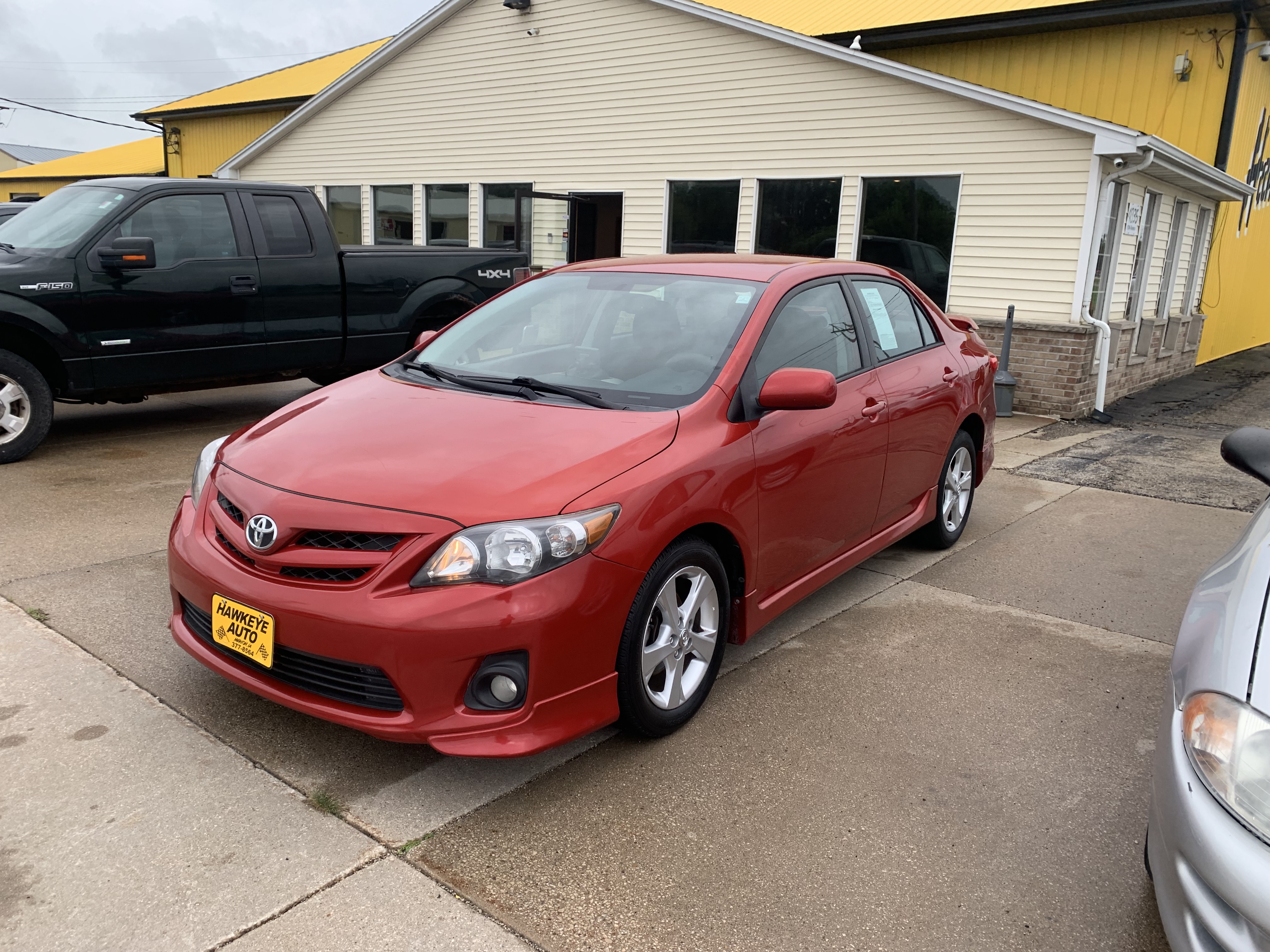 Red 2013 Toyota Corolla Sedan Front-Wheel Drive Automatic