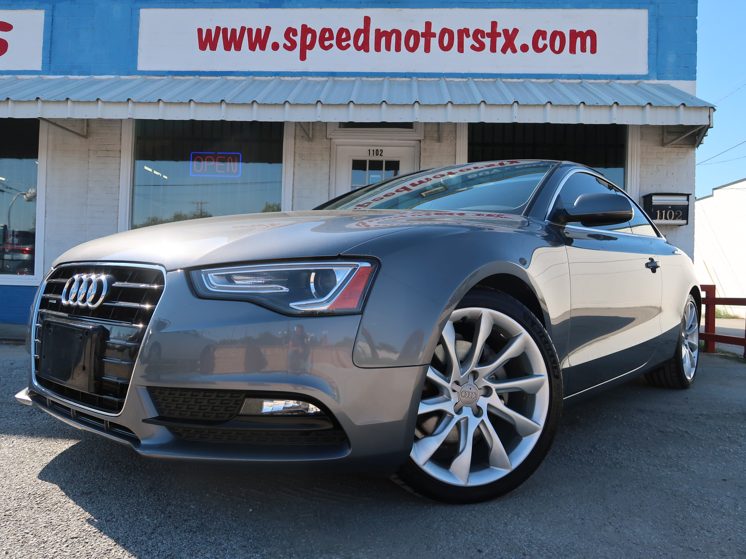 Gray 2014 Audi A5 Coupe All-Wheel Drive Automatic