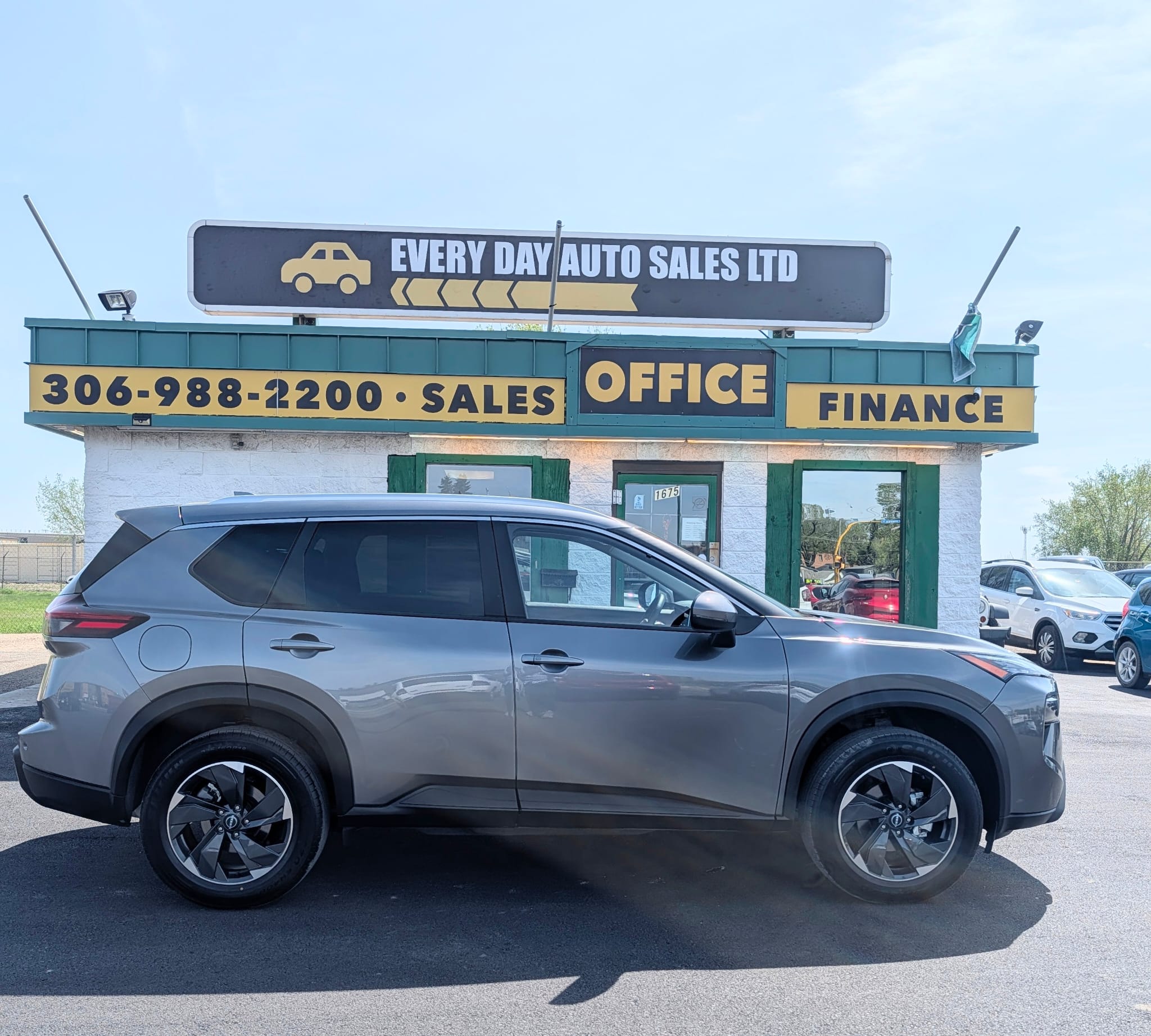 Gray 2025 Nissan Rogue SV AWD SUV / Crossover All-Wheel Drive Automatic