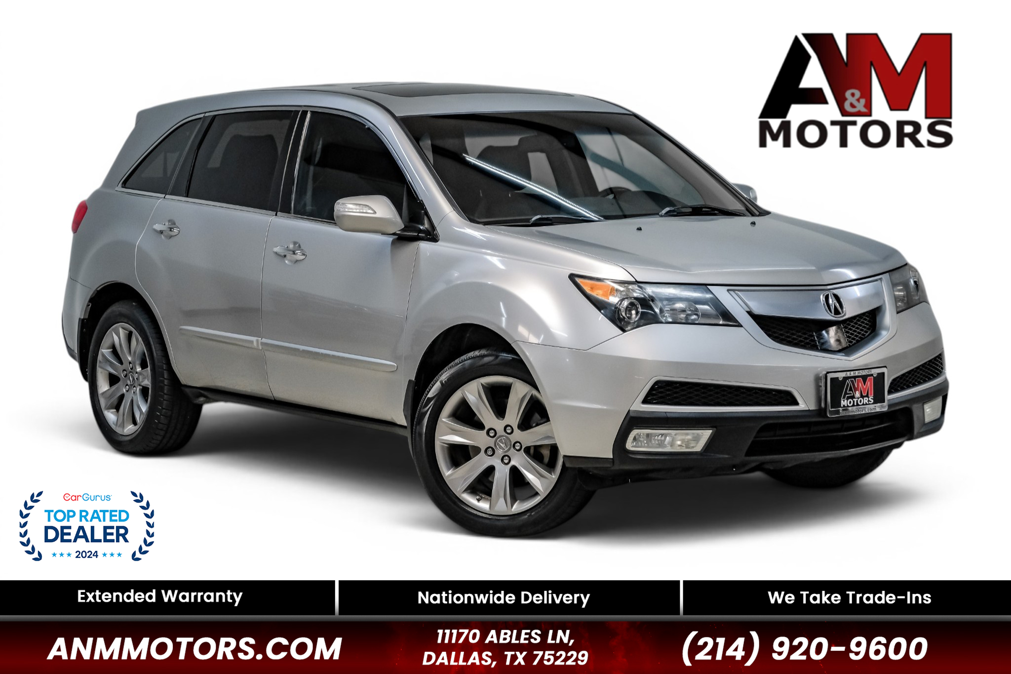 Silver 2011 Acura MDX SUV / Crossover All-Wheel Drive Automatic