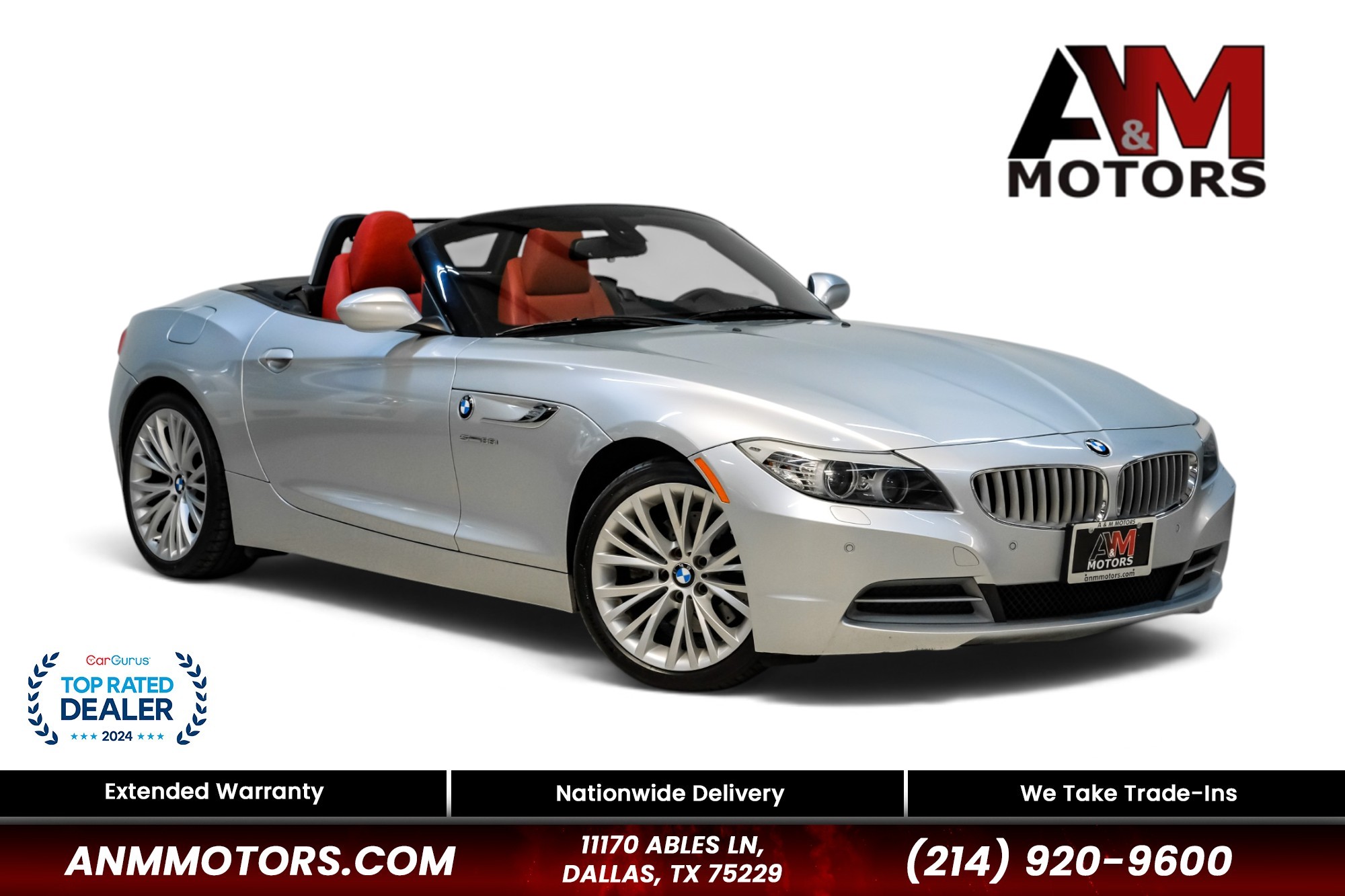 Silver 2013 BMW Z4 Convertible Rear-Wheel Drive Automatic