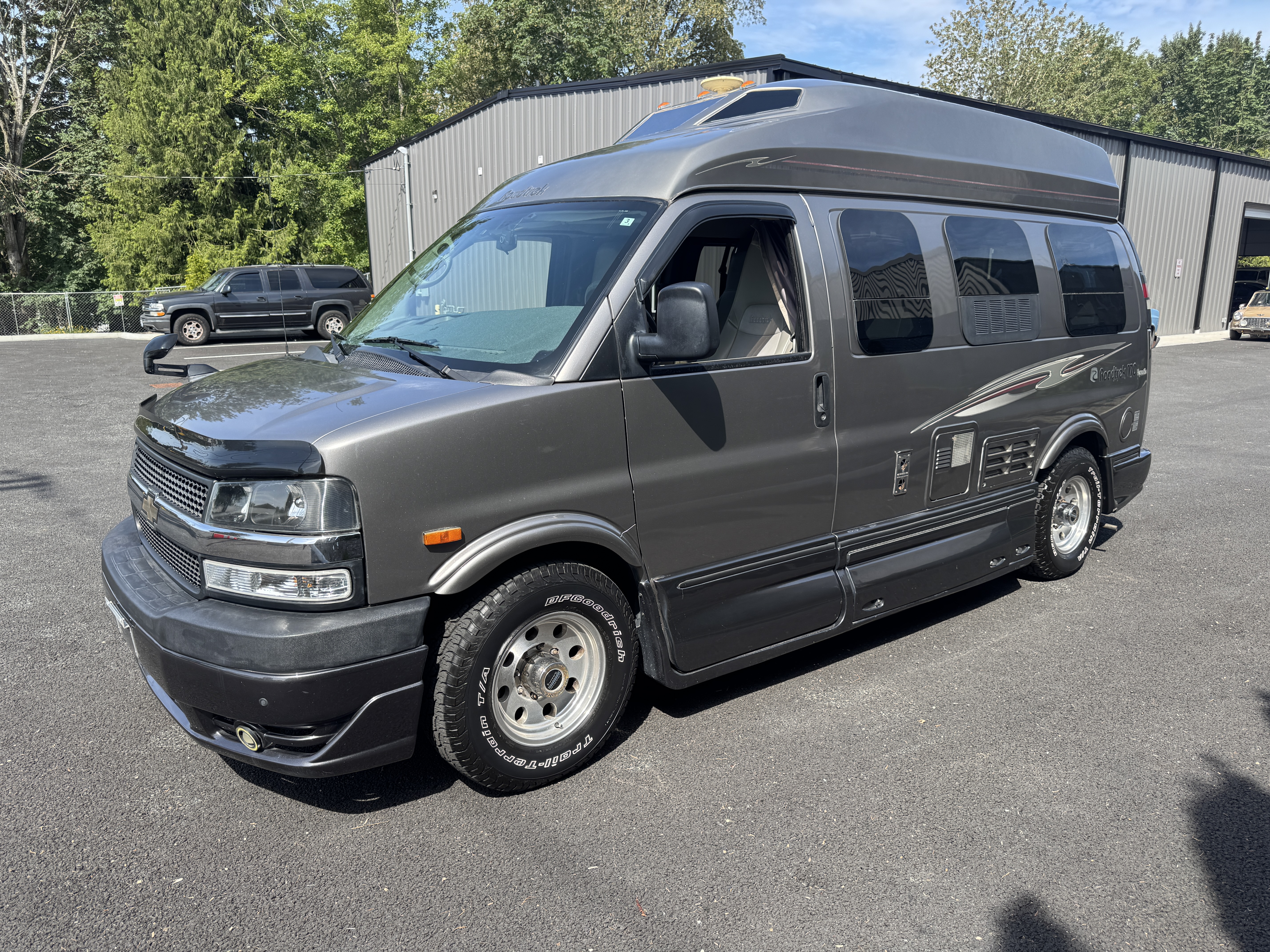 Gray 2010 Chevrolet Express Cargo Van Rear-Wheel Drive 