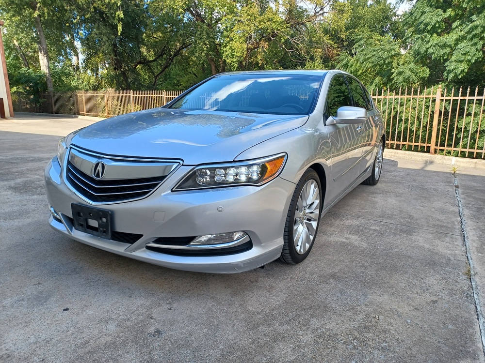 Silver 2015 Acura RLX Sedan Front-Wheel Drive Automatic