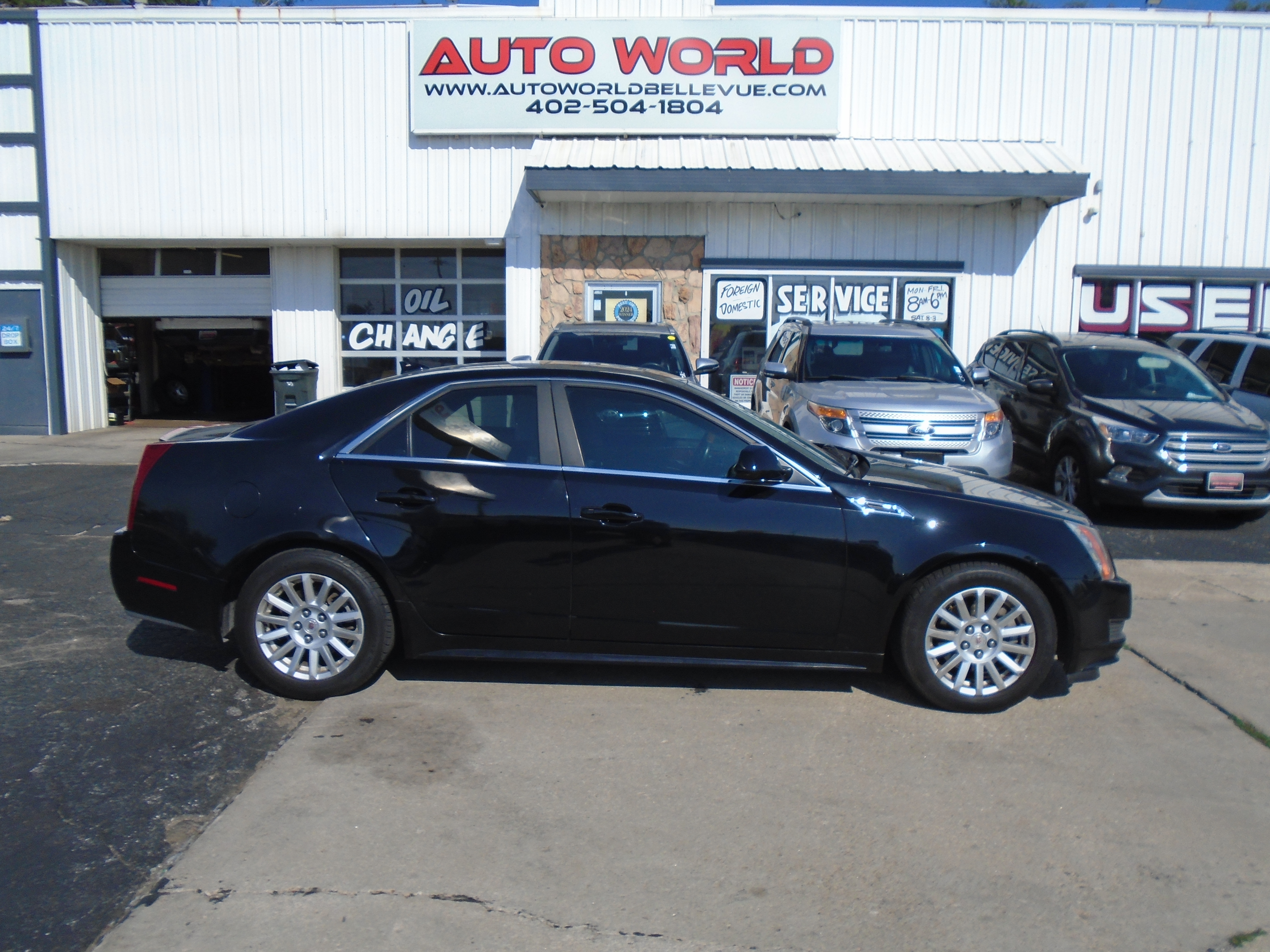 Black 2013 Cadillac CTS Sedan All-Wheel Drive Automatic