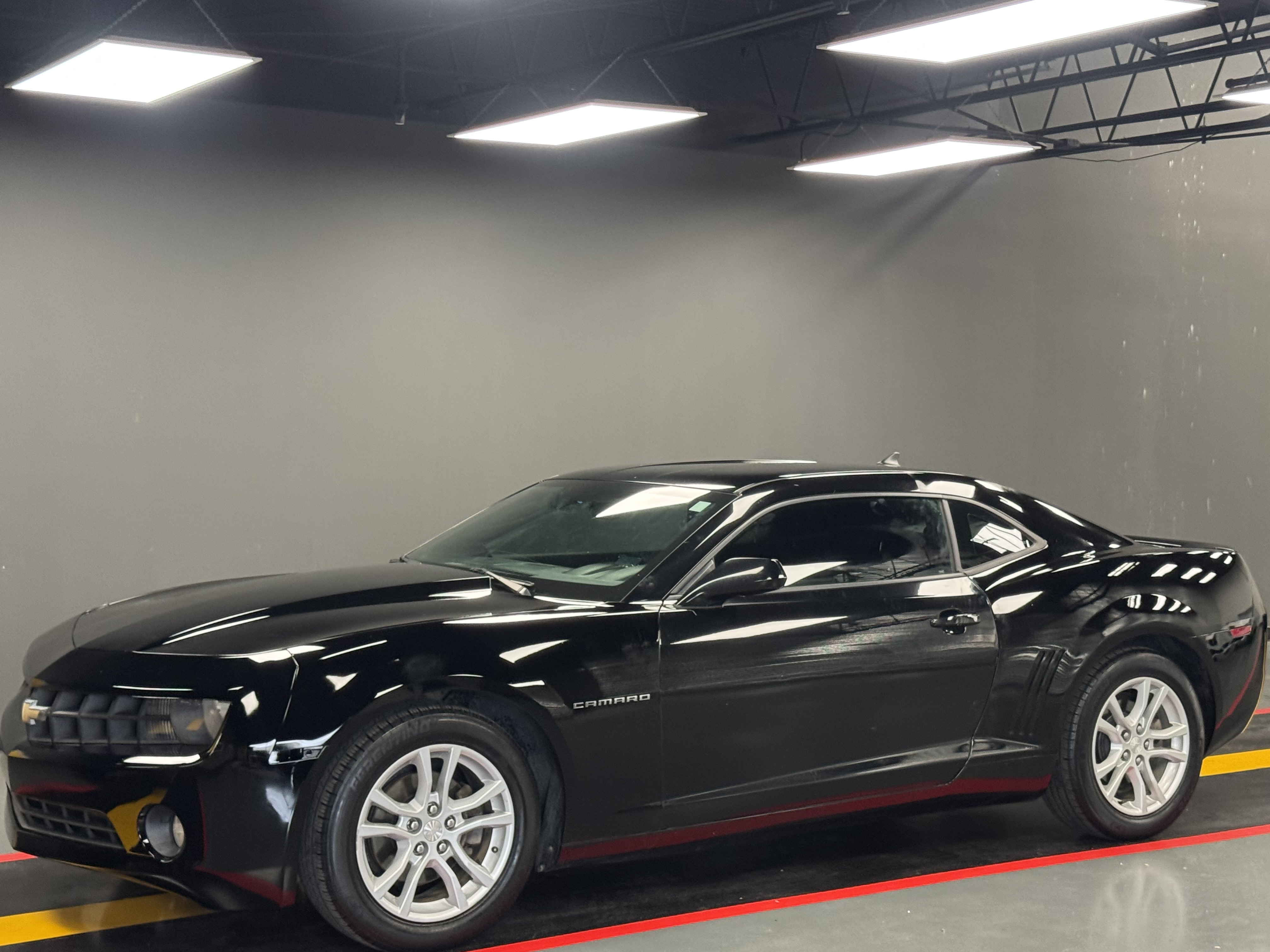 Black 2013 Chevrolet Camaro Coupe Rear-Wheel Drive Automatic