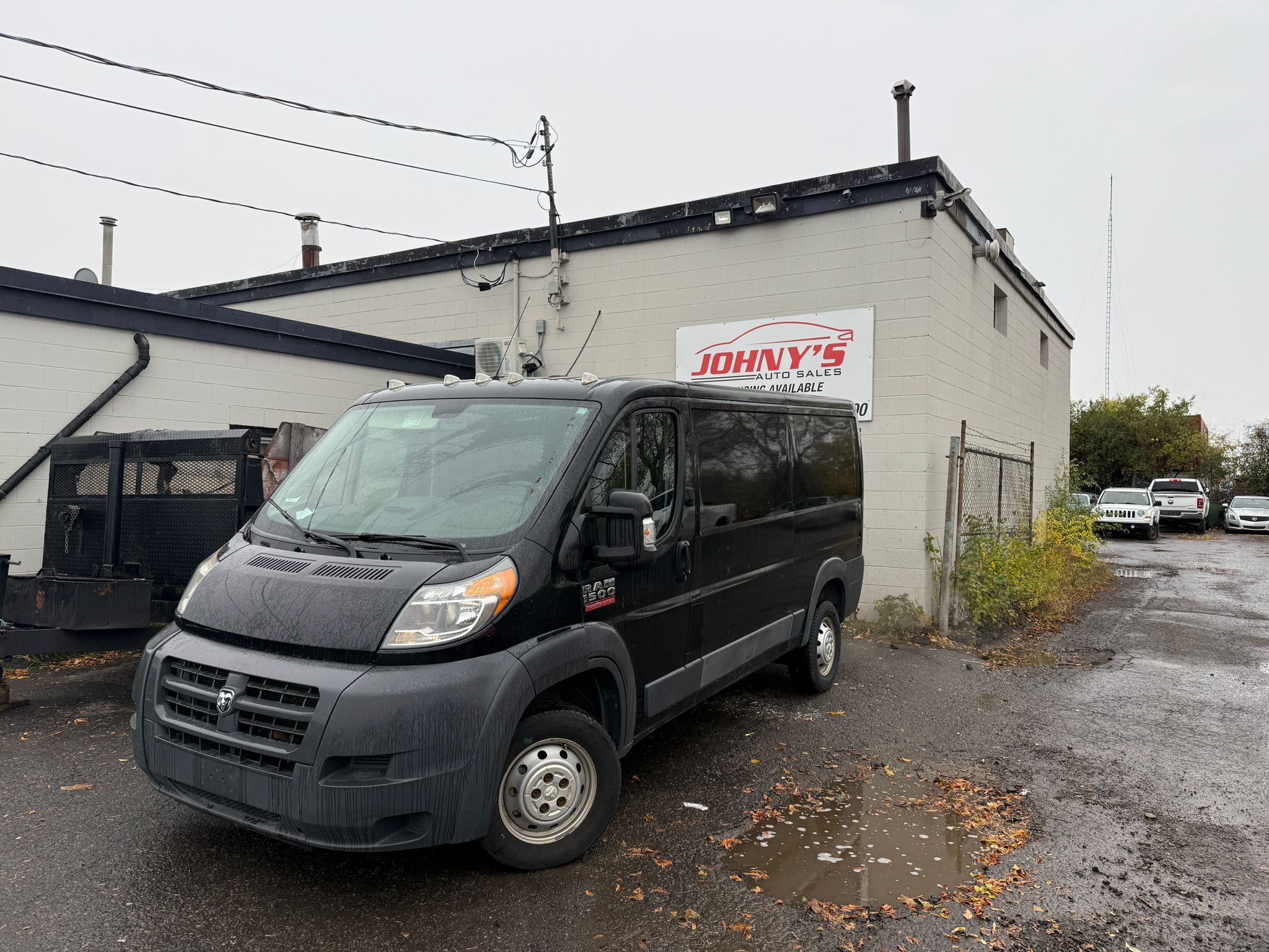 Black 2014 RAM ProMaster 1500 136 Low Roof Cargo Van Van Front-Wheel Drive Automatic