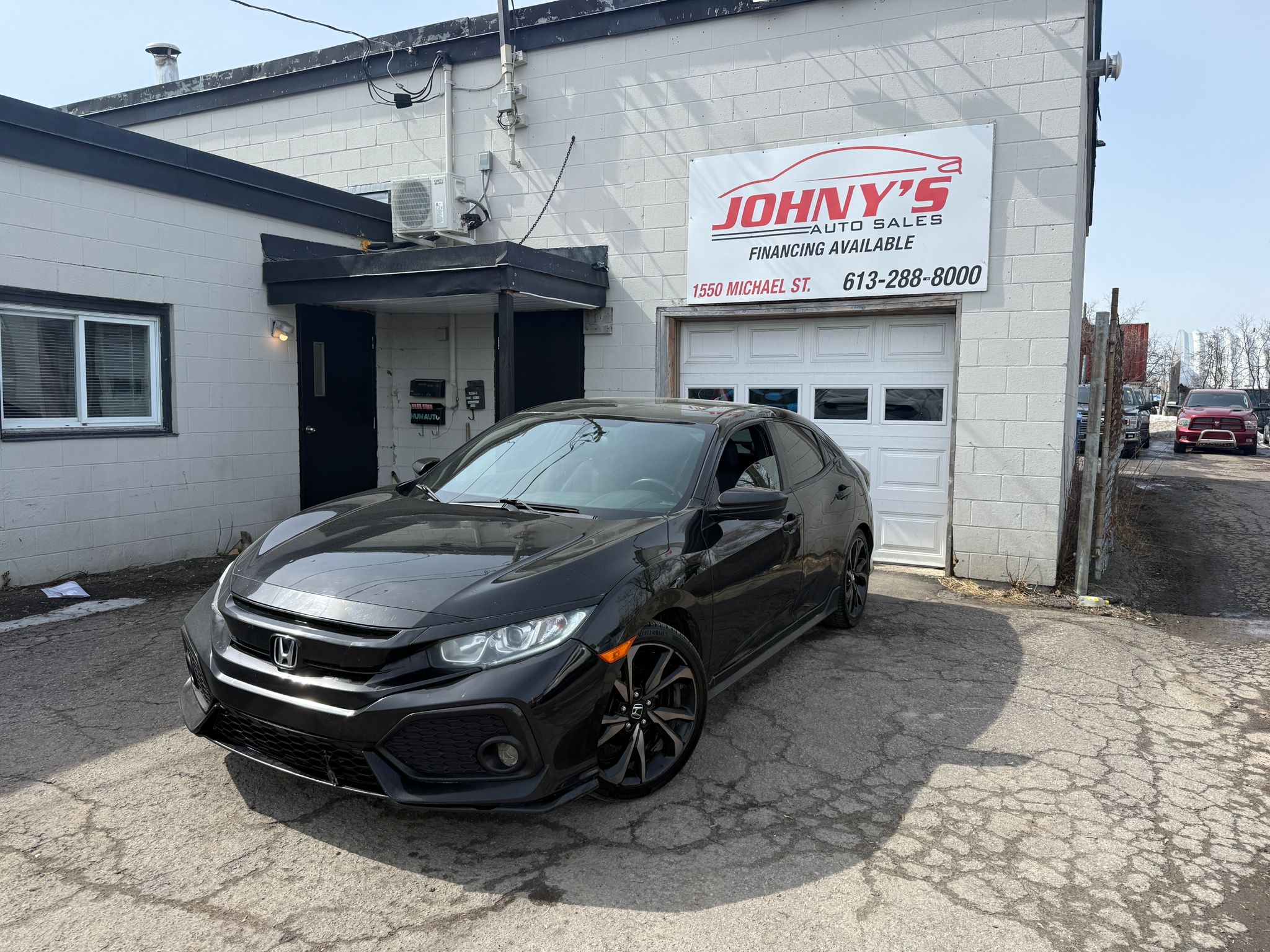 - 2018 Honda Civic Hatchback Sport FWD Hatchback Front-Wheel Drive Automatic