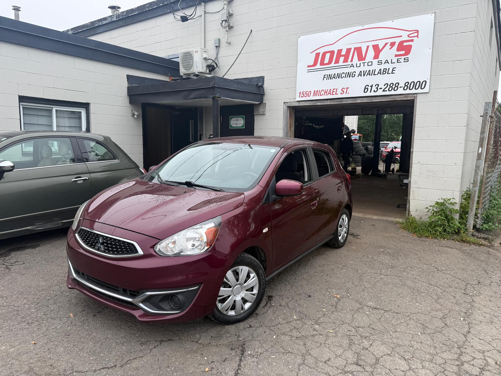 Red (Burgundy) 2018 Mitsubishi Mirage Hatchback Front-Wheel Drive Automatic