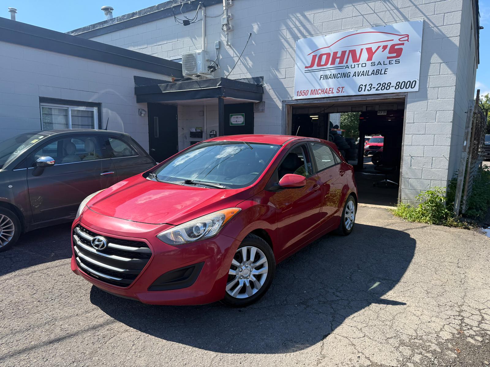 Red 2016 Hyundai Elantra GT Hatchback Automatic