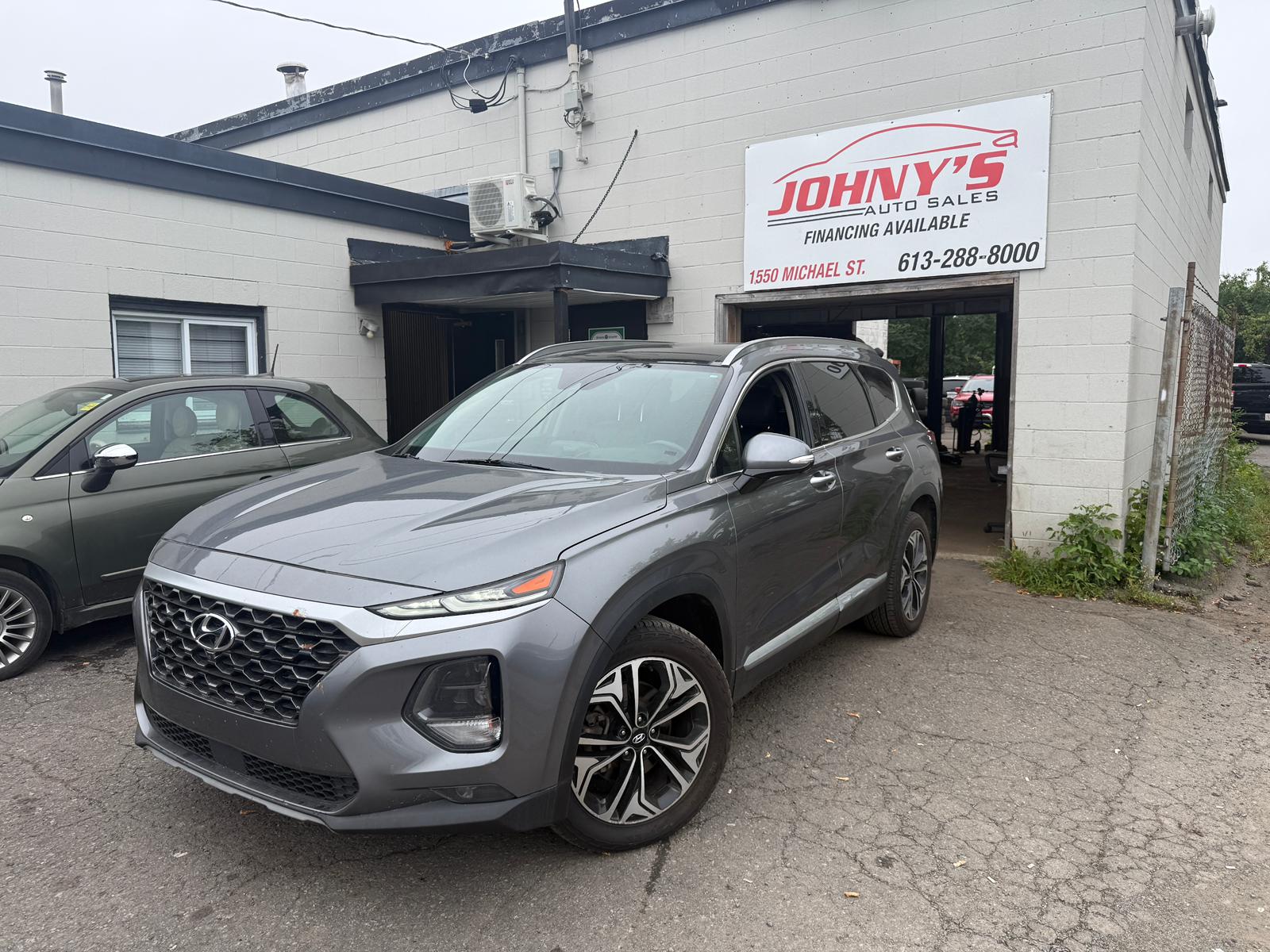 Gray 2019 Hyundai Santa Fe SUV / Crossover All-Wheel Drive 