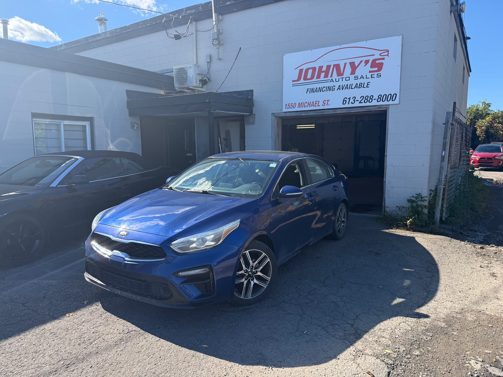 Blue 2020 Kia Forte Sedan Front-Wheel Drive Automatic