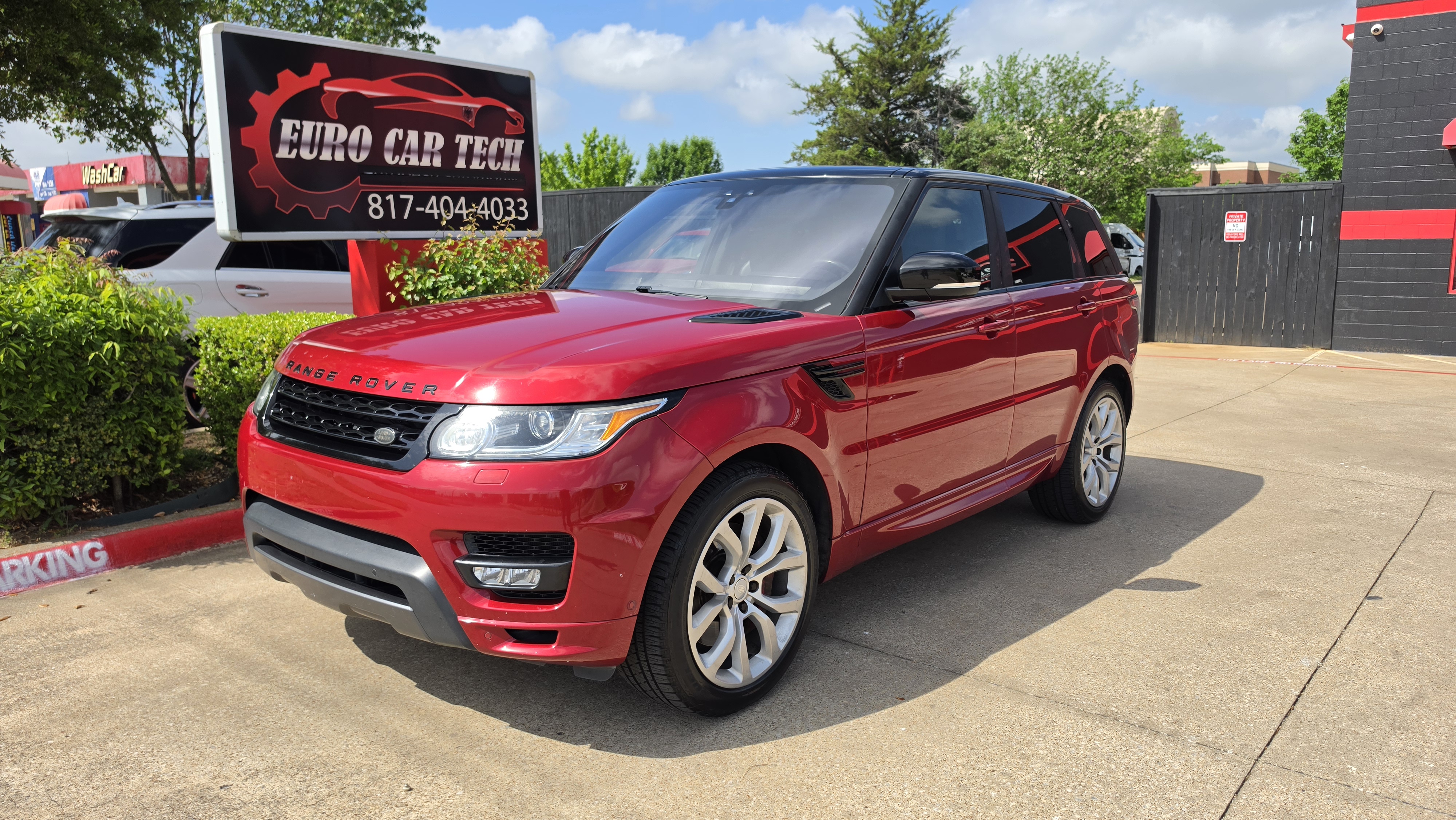 Red 2017 Land Rover Range Rover Sport V6 HSE Dynamic 4WD SUV / Crossover All-Wheel Drive Automatic